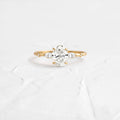 Solitaire-Oval Lab Grown Diamond Engagement Ring