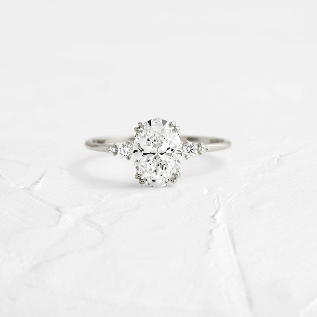 Solitaire-Oval Lab Grown Diamond Engagement Ring