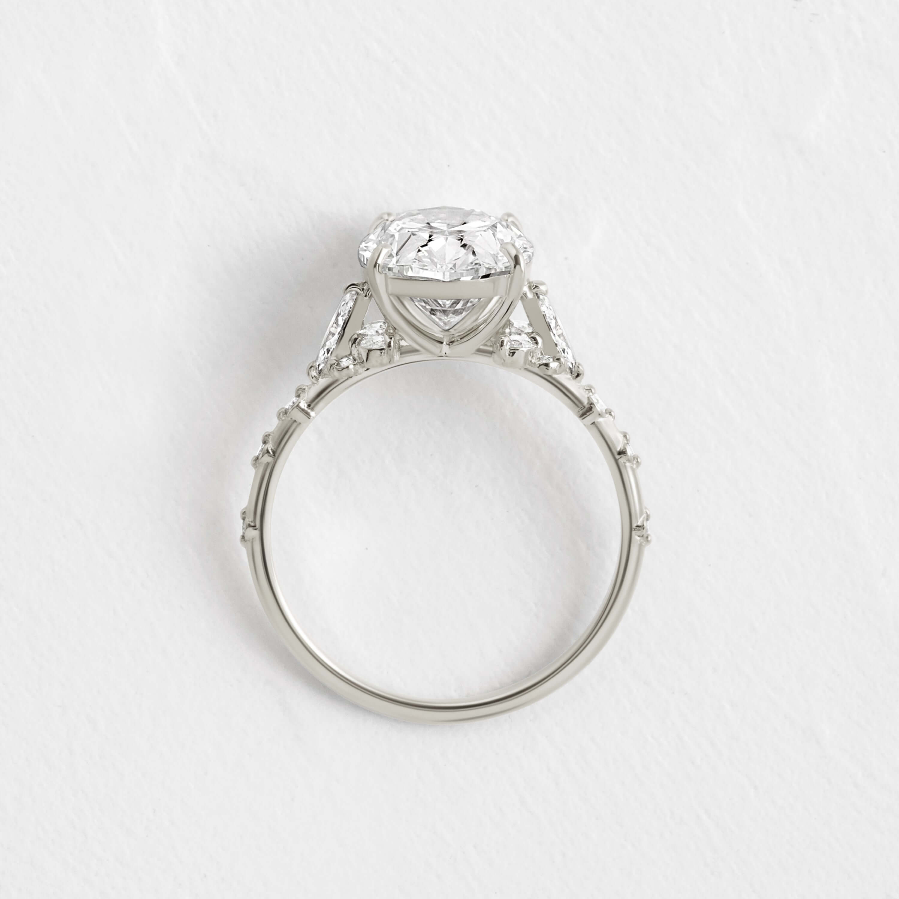 Solitaire-Oval Lab Grown Diamond Engagement Ring
