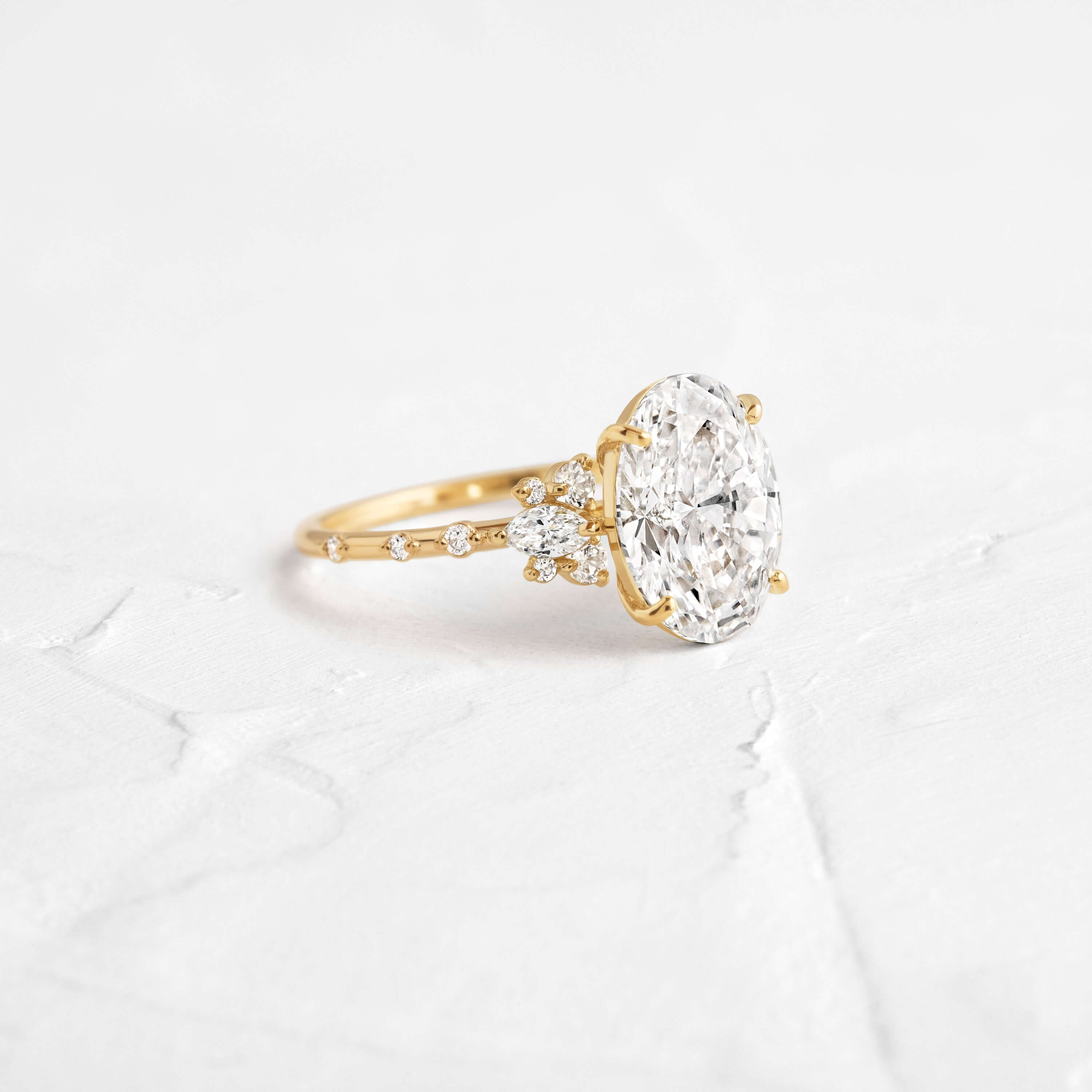 Solitaire-Oval Lab Grown Diamond Engagement Ring