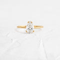 Solitaire-Oval Lab Grown Diamond Engagement Ring