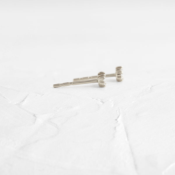 Three Stone- 0.22 CT Round, Baguette & Pear Lab Grown Diamond Stud Earrings - Solitaire- 1.0CT Oval Lab Grown Diamond Earrings
