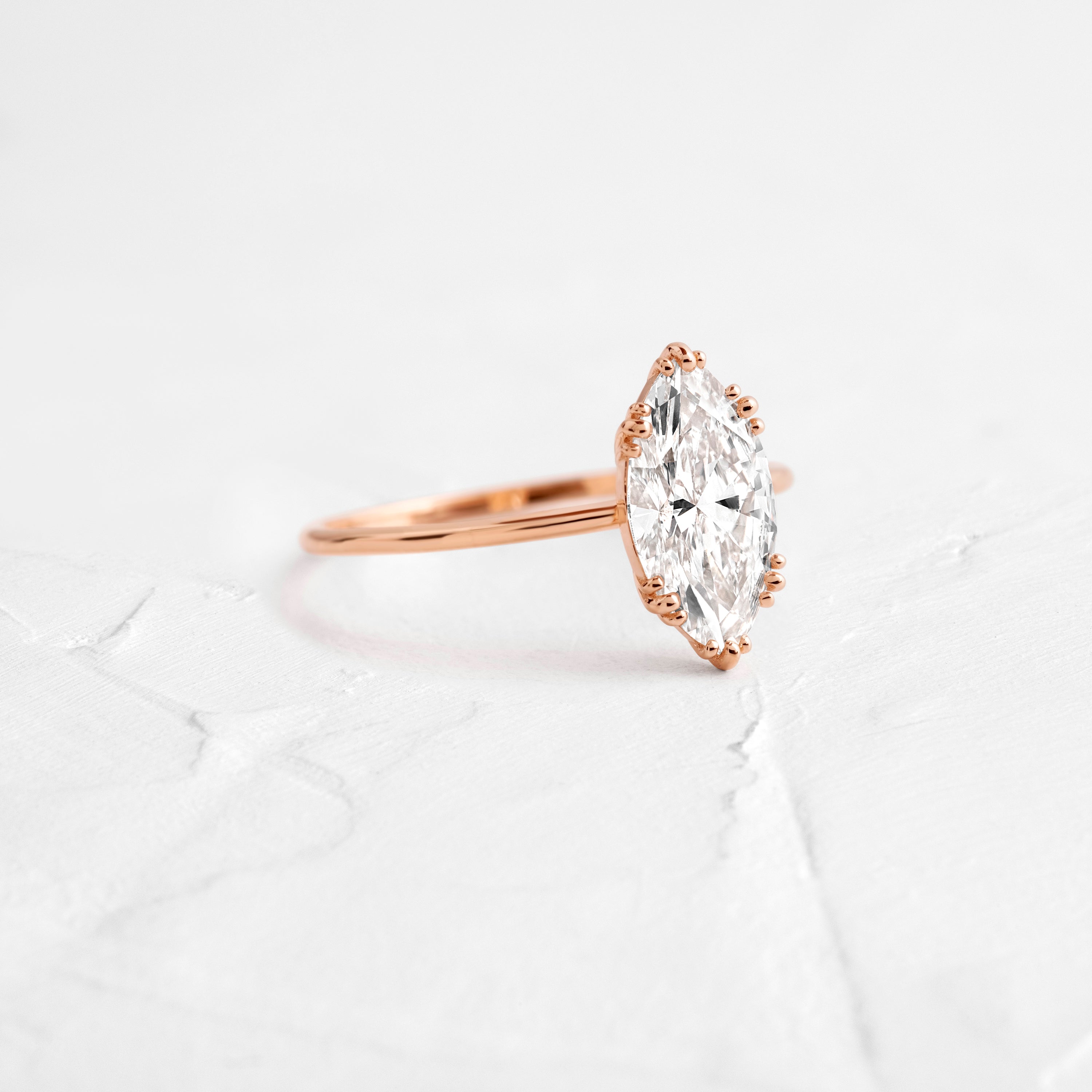 Solitaire-Oval Lab Grown Diamond Engagement Ring