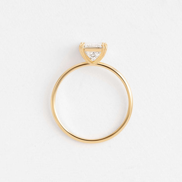 Solitaire Double Prong-Princess Lab Grown Diamond Engagement Ring - Solitaire-Oval Lab Grown Diamond Engagement Ring