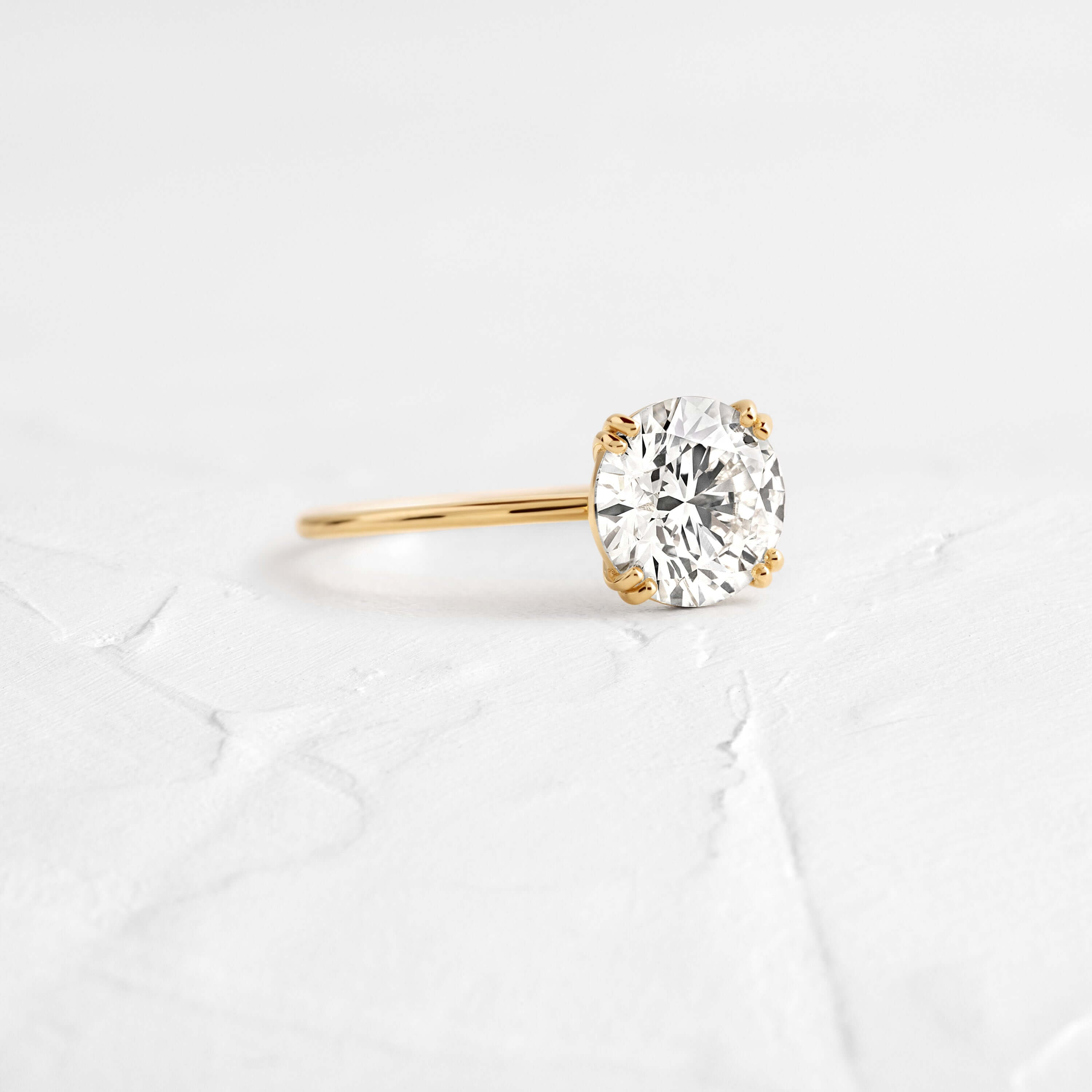 Solitaire-Oval Lab Grown Diamond Engagement Ring