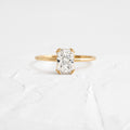 Solitaire-Oval Lab Grown Diamond Engagement Ring