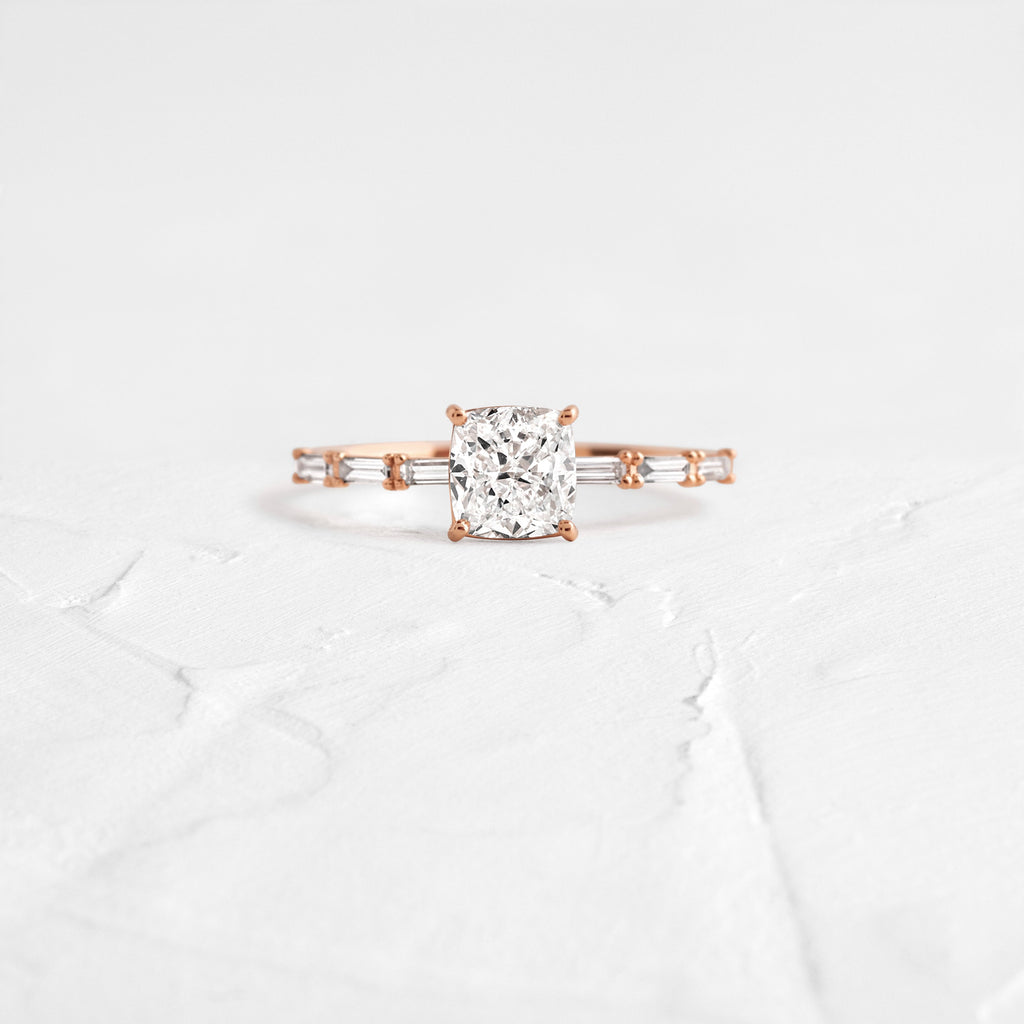 Solitaire-Oval Lab Grown Diamond Engagement Ring
