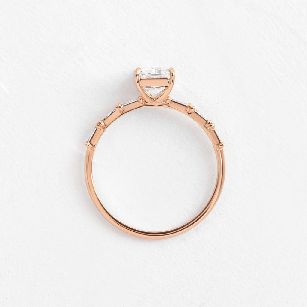 Solitaire-Oval Lab Grown Diamond Engagement Ring