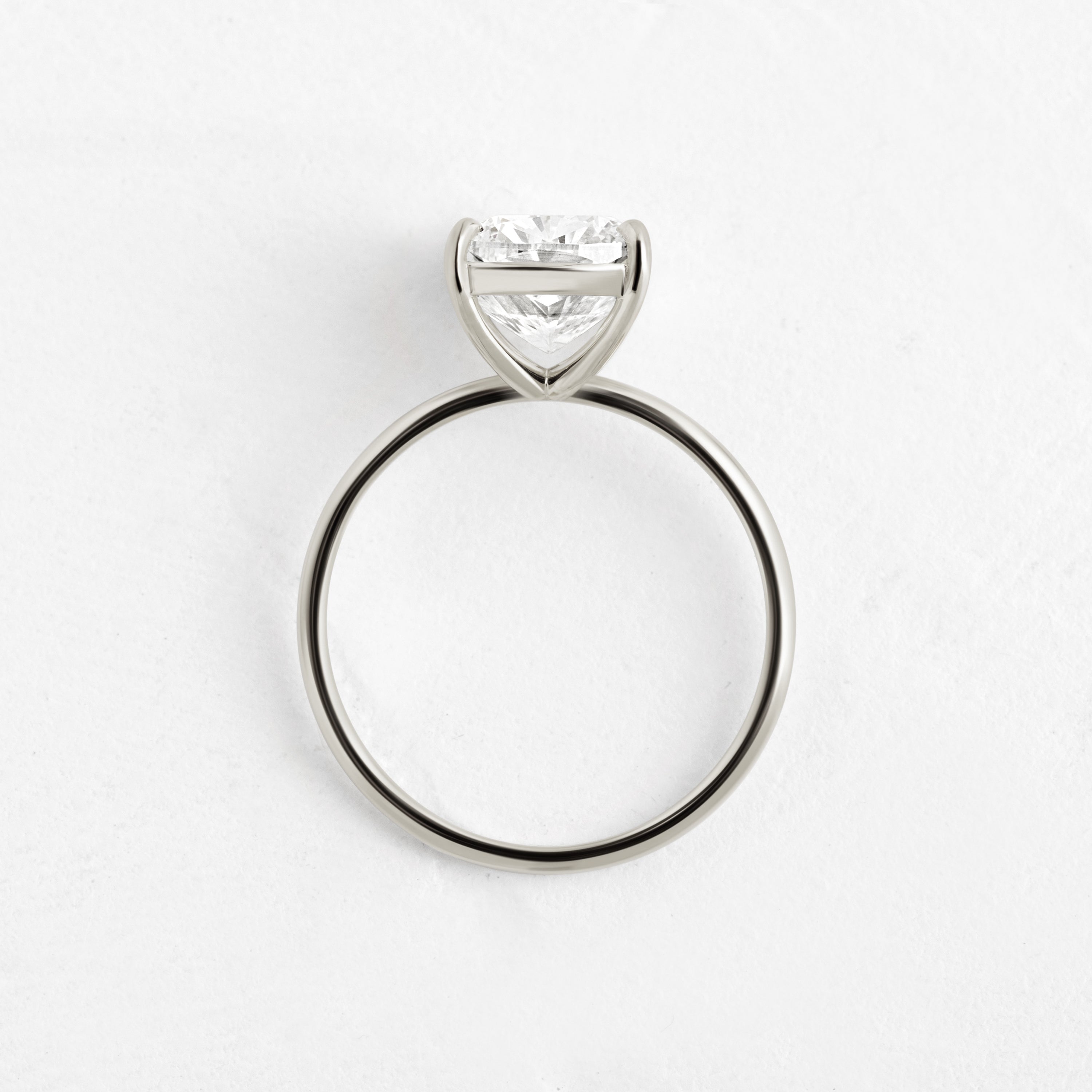 Solitaire-Oval Lab Grown Diamond Engagement Ring