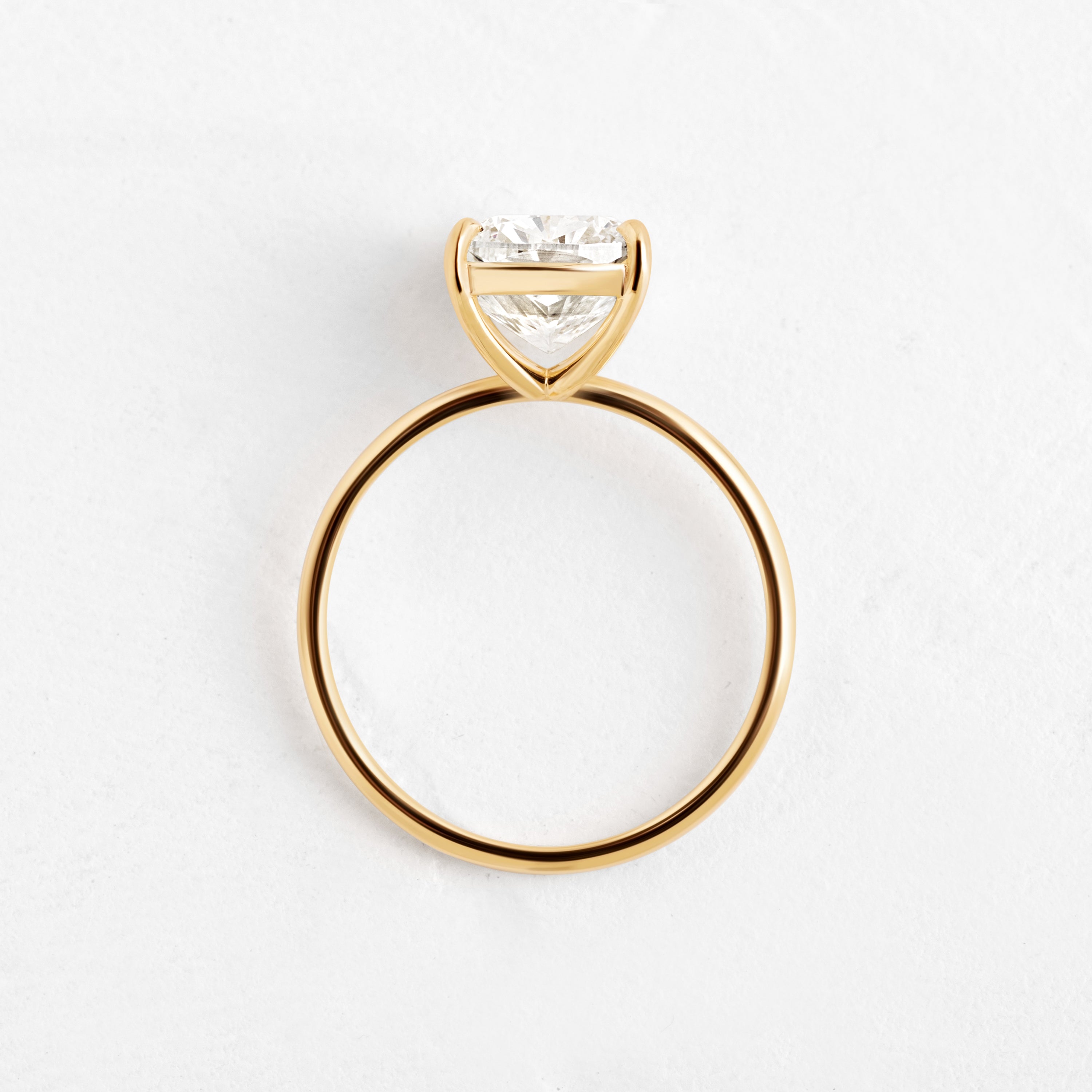 Solitaire-Oval Lab Grown Diamond Engagement Ring