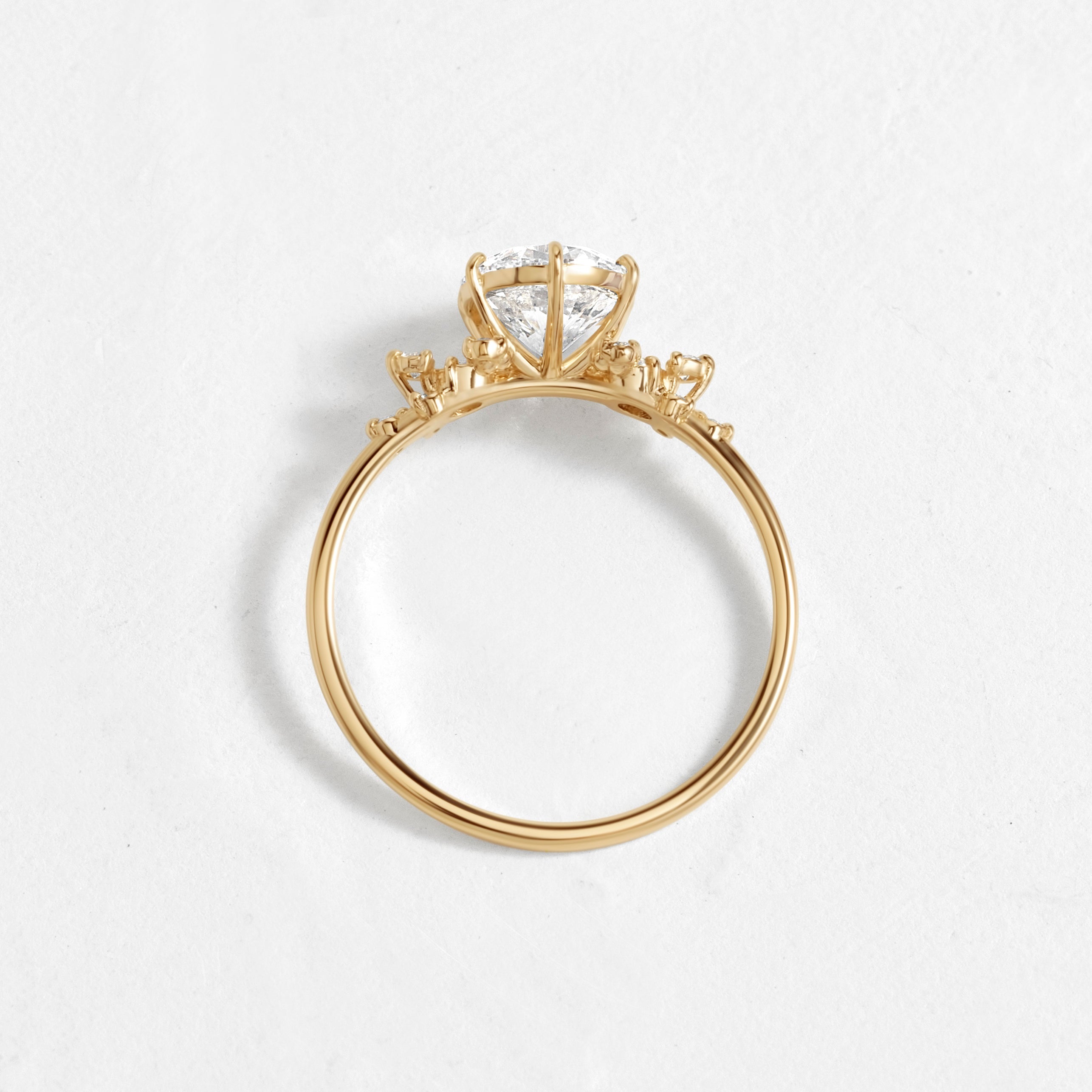 Solitaire-Oval Lab Grown Diamond Engagement Ring