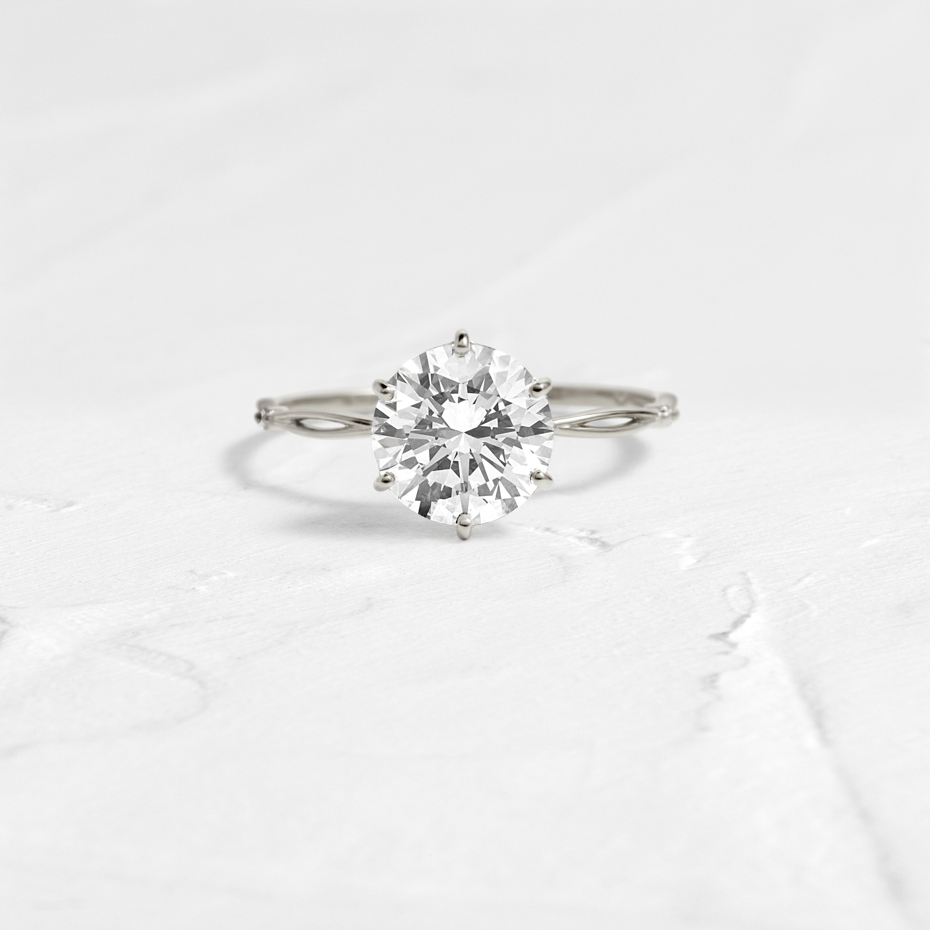 Solitaire-Oval Lab Grown Diamond Engagement Ring