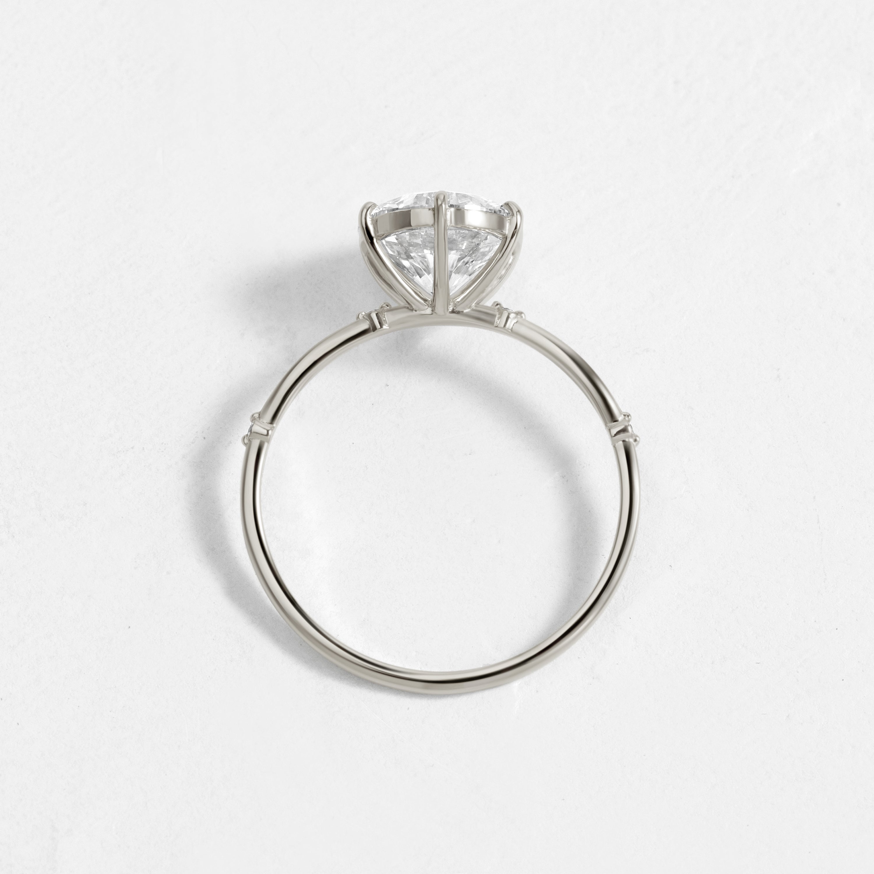 Solitaire-Oval Lab Grown Diamond Engagement Ring