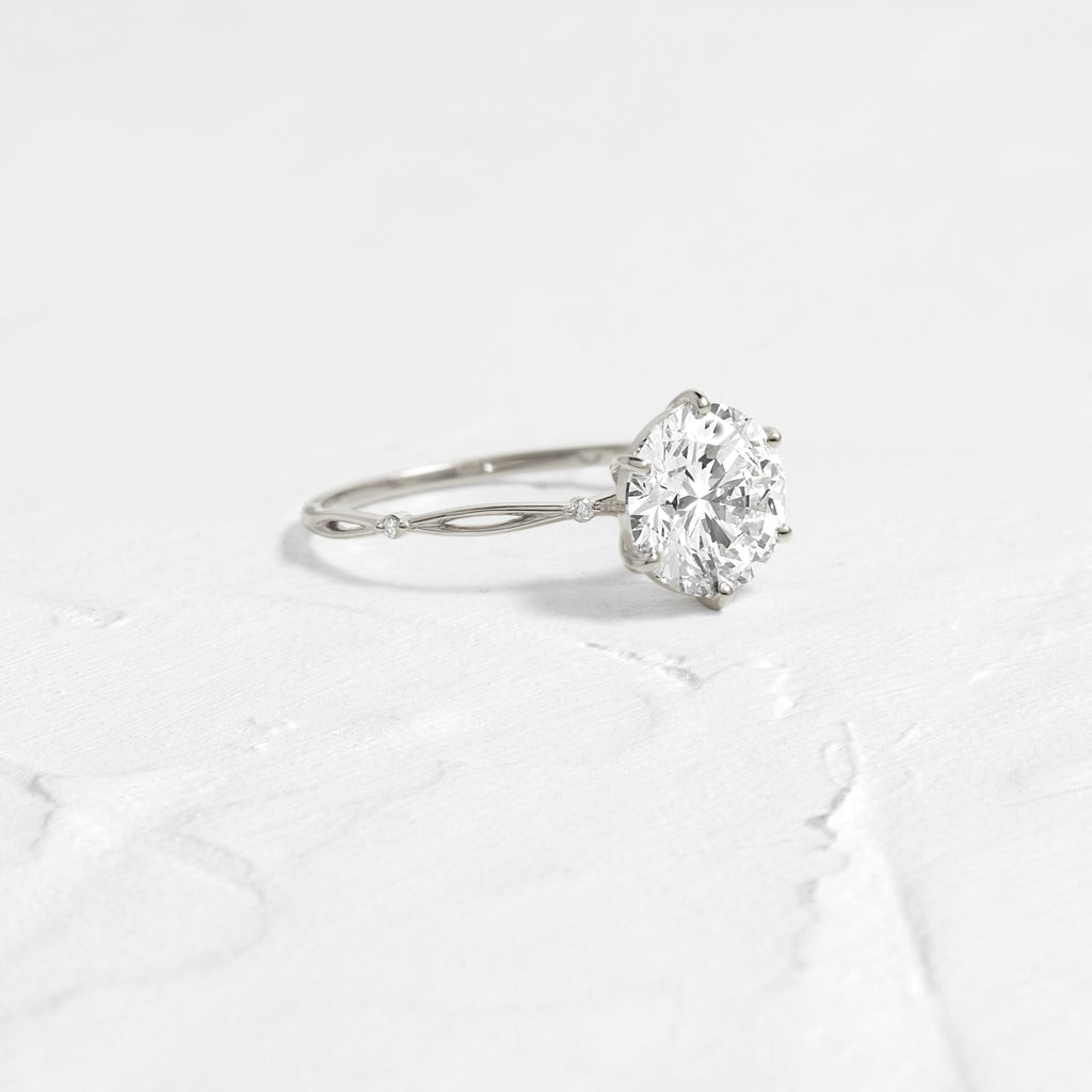 Solitaire-Oval Lab Grown Diamond Engagement Ring