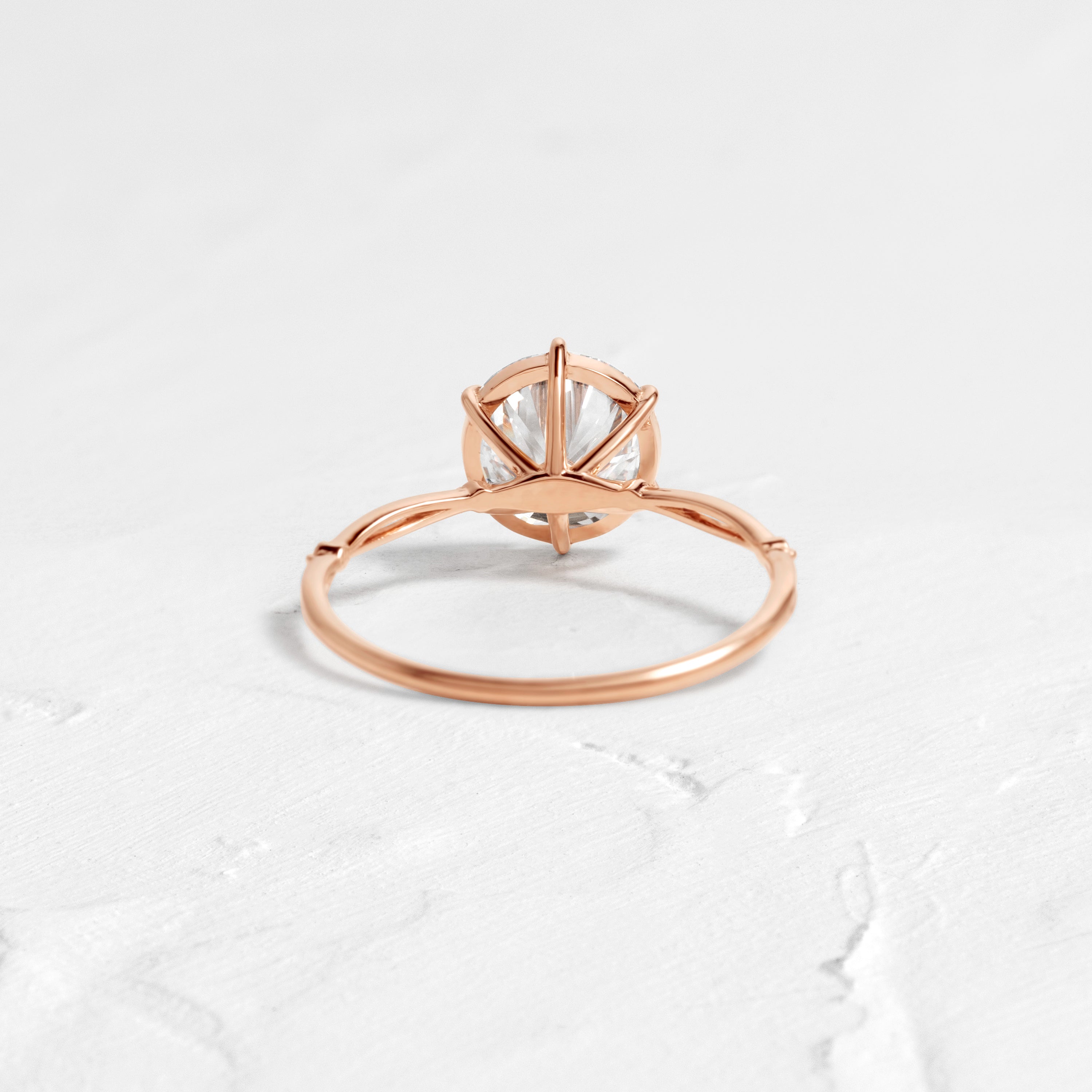 Solitaire-Oval Lab Grown Diamond Engagement Ring