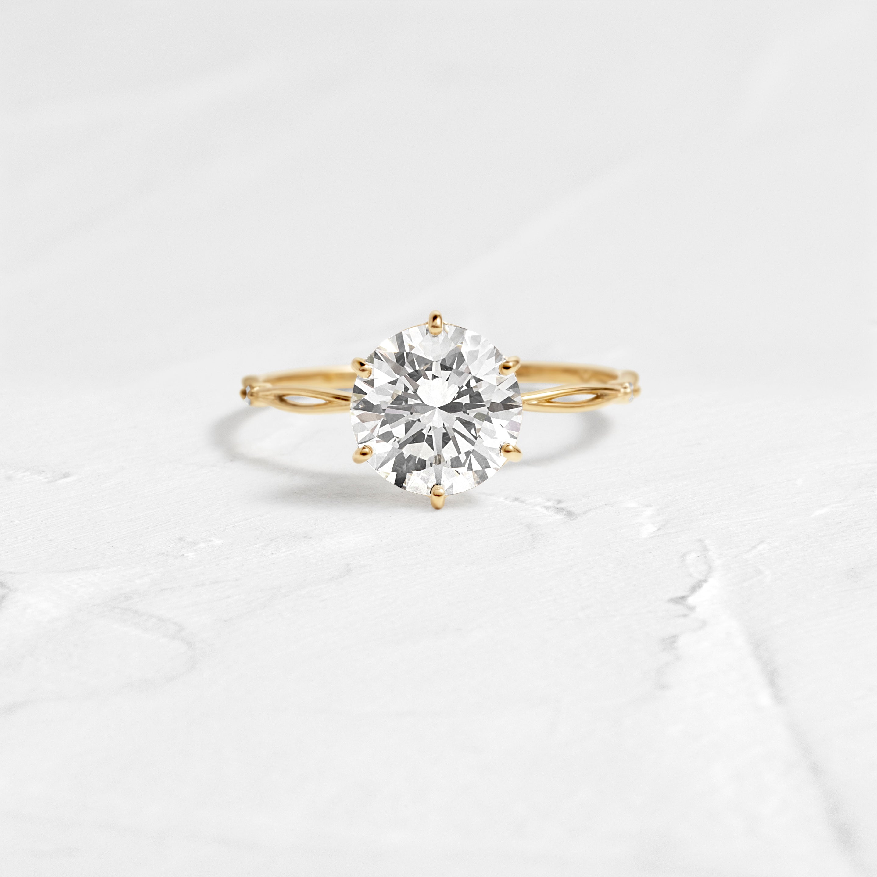 Solitaire-Oval Lab Grown Diamond Engagement Ring