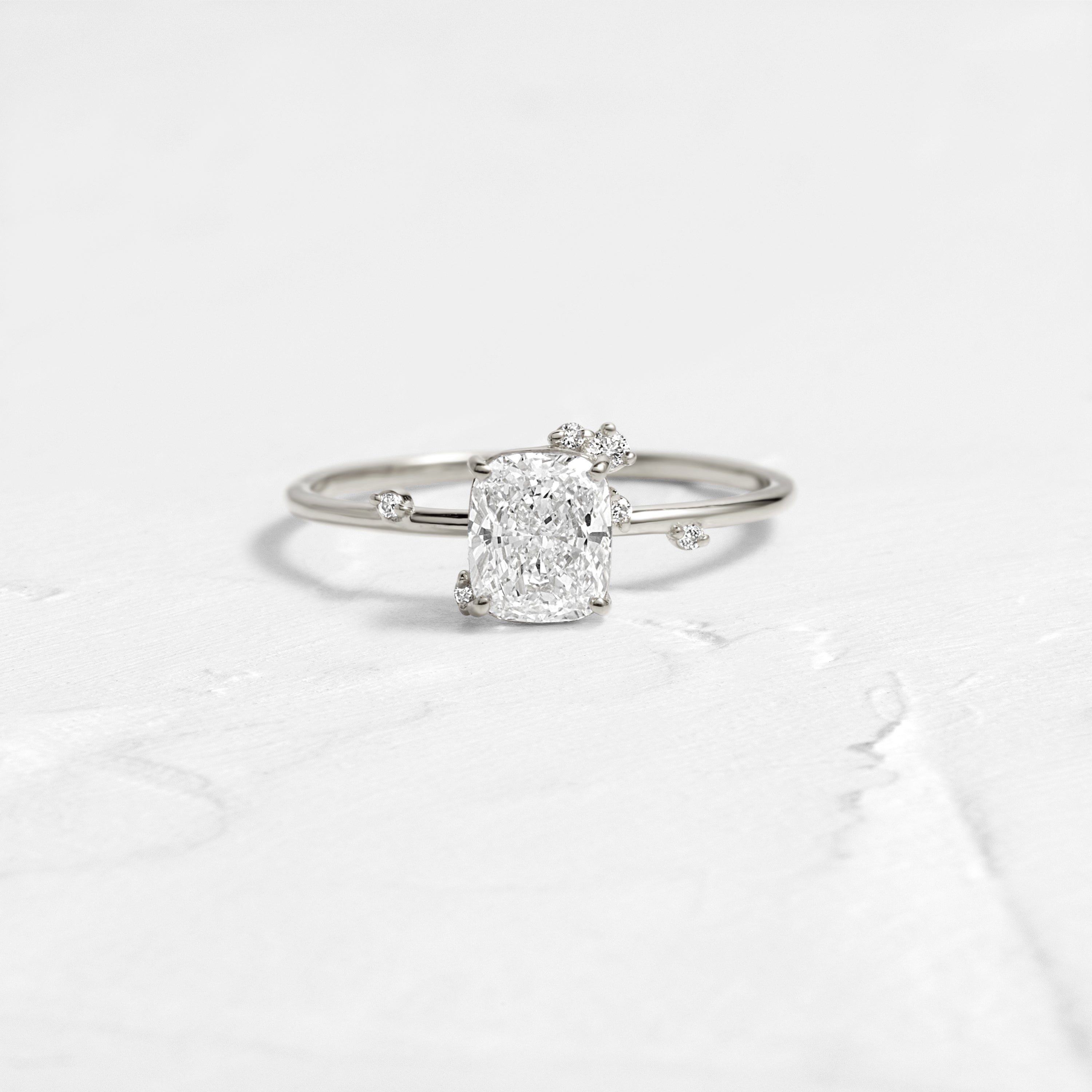 Solitaire-Oval Lab Grown Diamond Engagement Ring