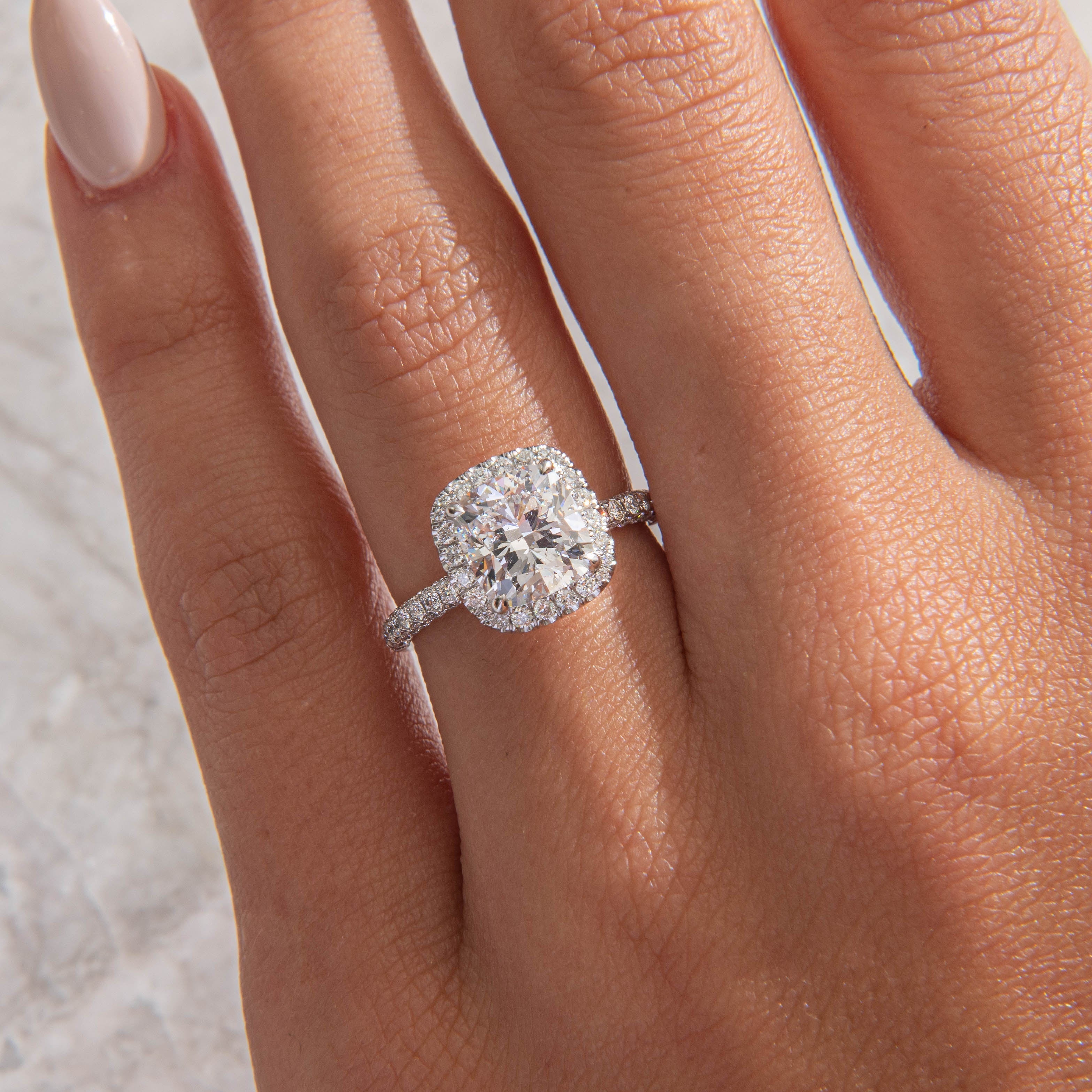 Solitaire-Oval Lab Grown Diamond Engagement Ring