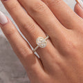 Solitaire-Oval Lab Grown Diamond Engagement Ring