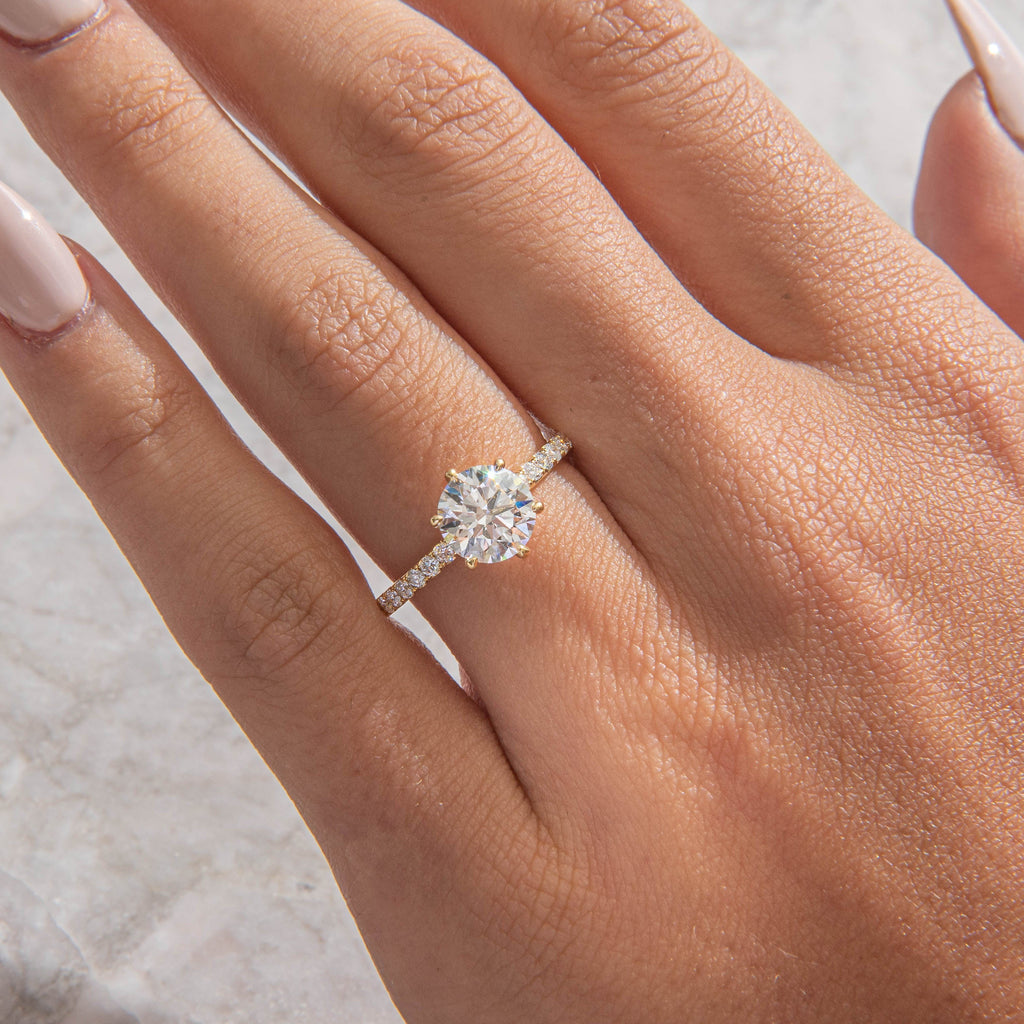 Solitaire-Oval Lab Grown Diamond Engagement Ring
