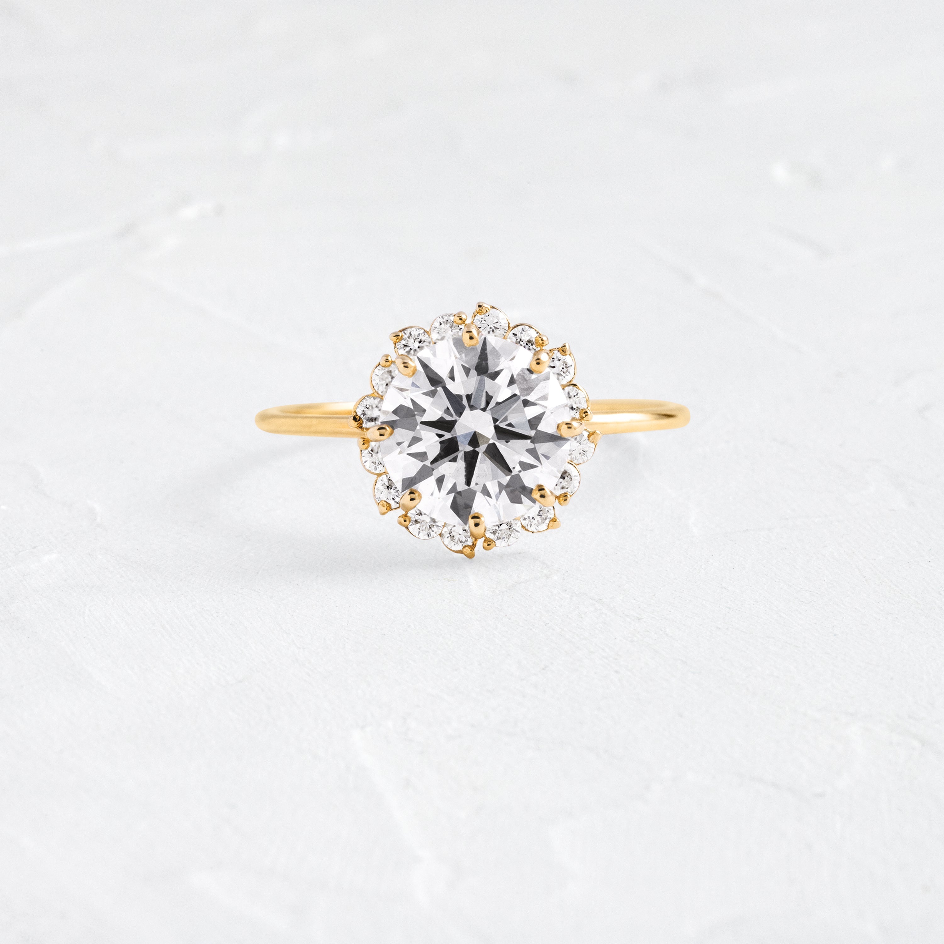 Solitaire-Oval Lab Grown Diamond Engagement Ring