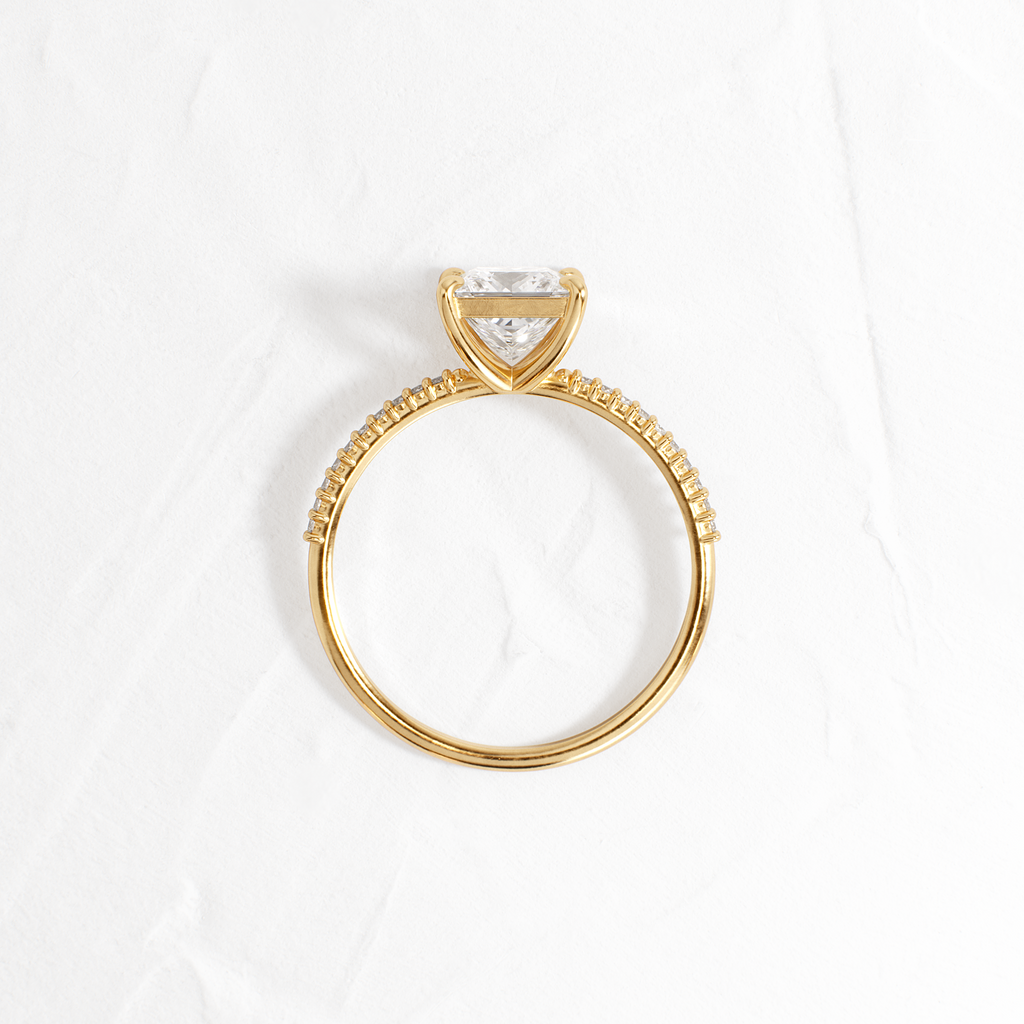 Solitaire-Oval Lab Grown Diamond Engagement Ring