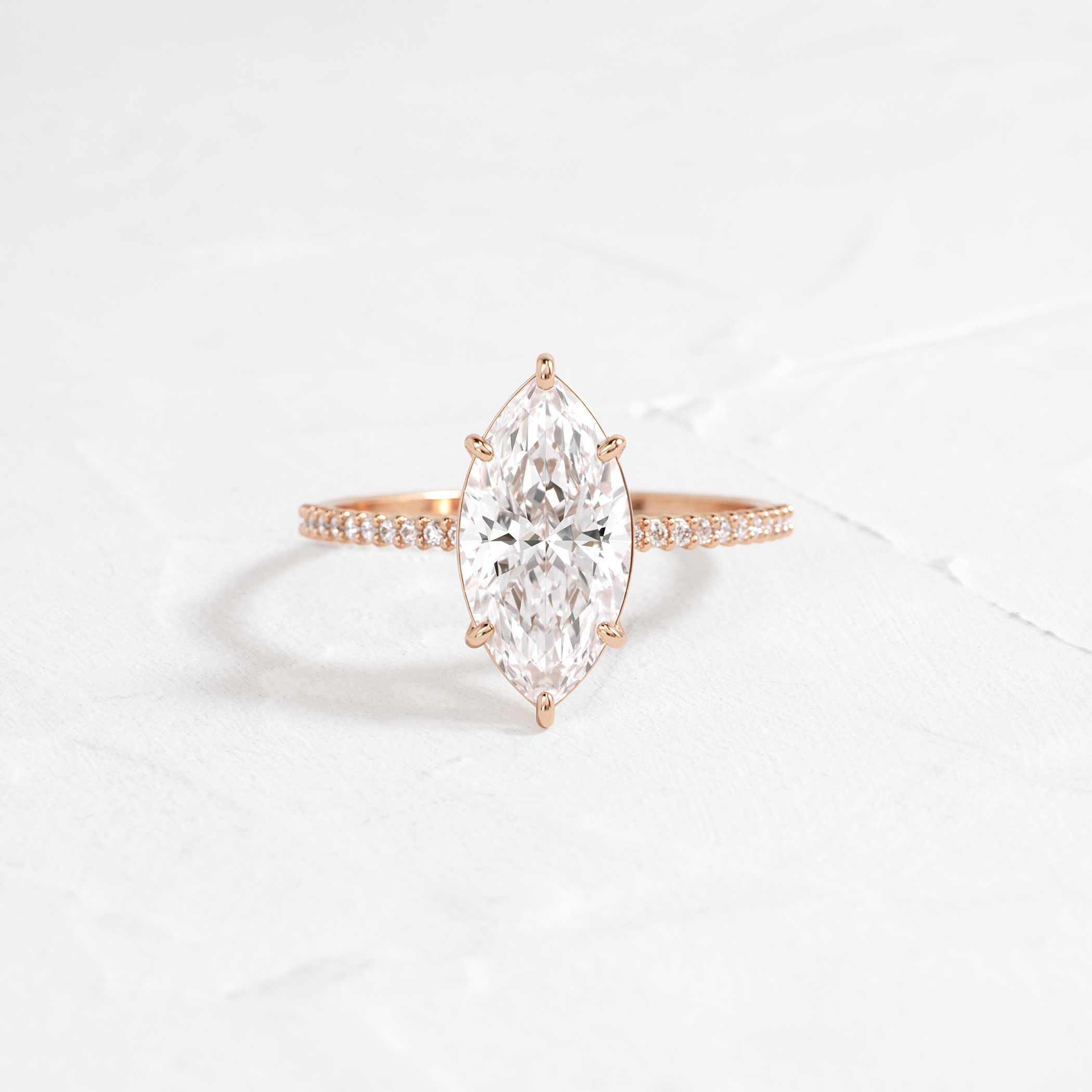 Solitaire-Oval Lab Grown Diamond Engagement Ring