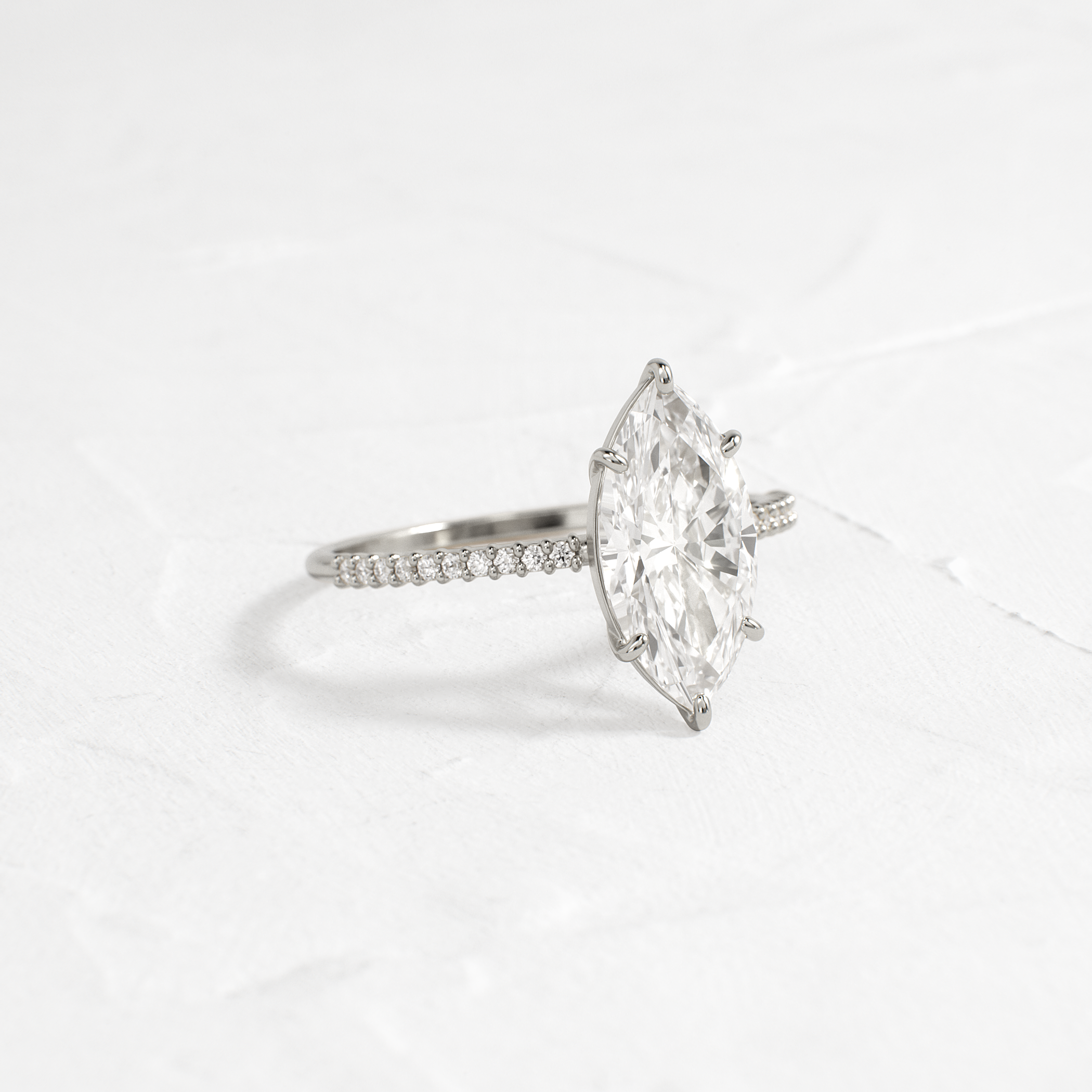 Solitaire-Oval Lab Grown Diamond Engagement Ring