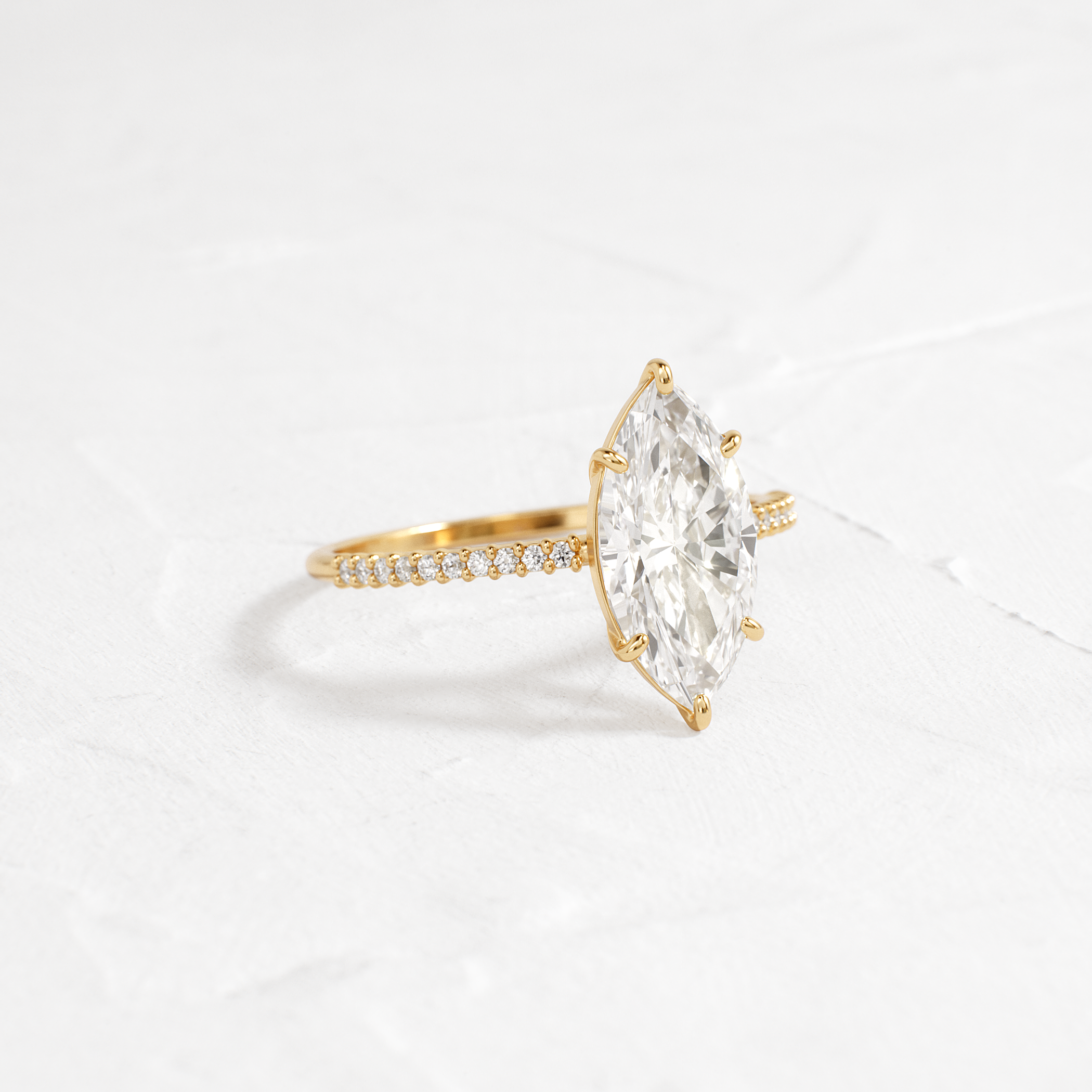 Solitaire-Oval Lab Grown Diamond Engagement Ring