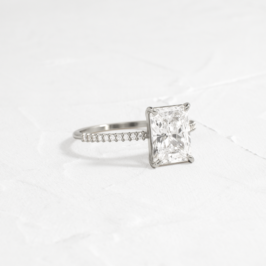 Solitaire-Oval Lab Grown Diamond Engagement Ring