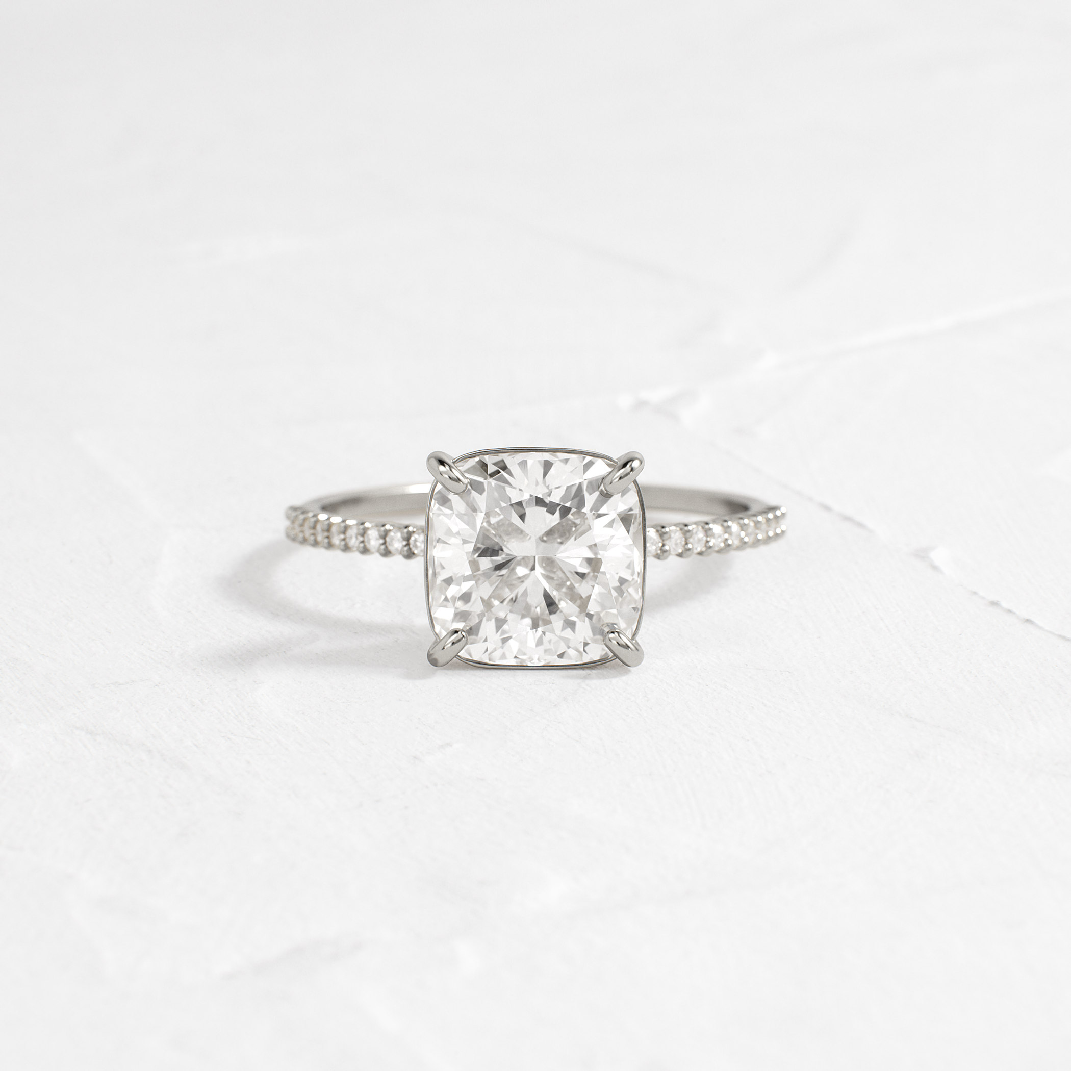 Solitaire-Oval Lab Grown Diamond Engagement Ring