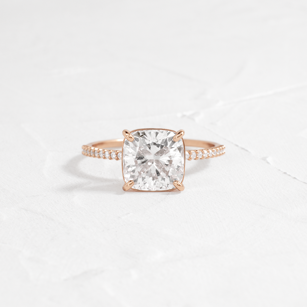 Solitaire-Oval Lab Grown Diamond Engagement Ring