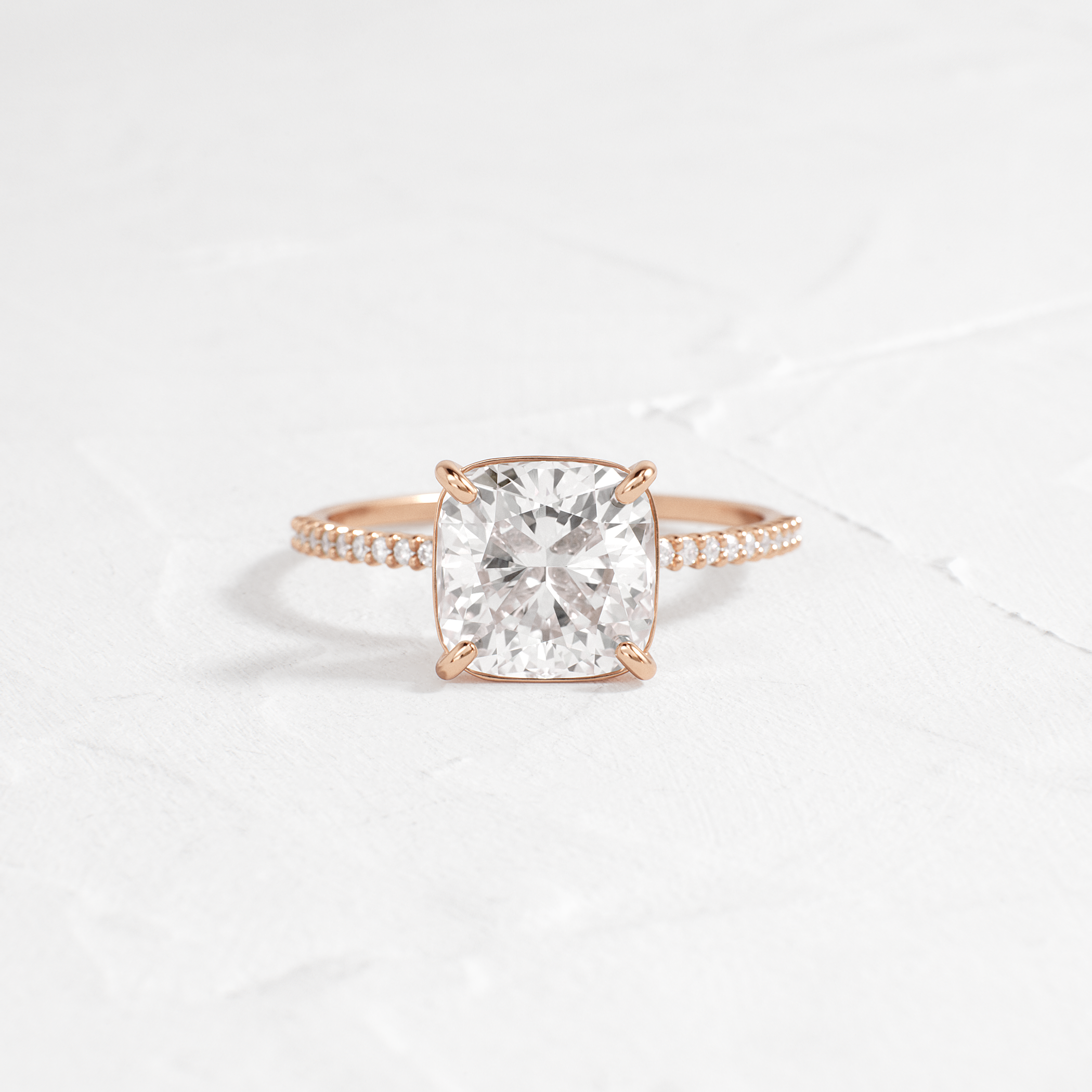 Solitaire-Oval Lab Grown Diamond Engagement Ring