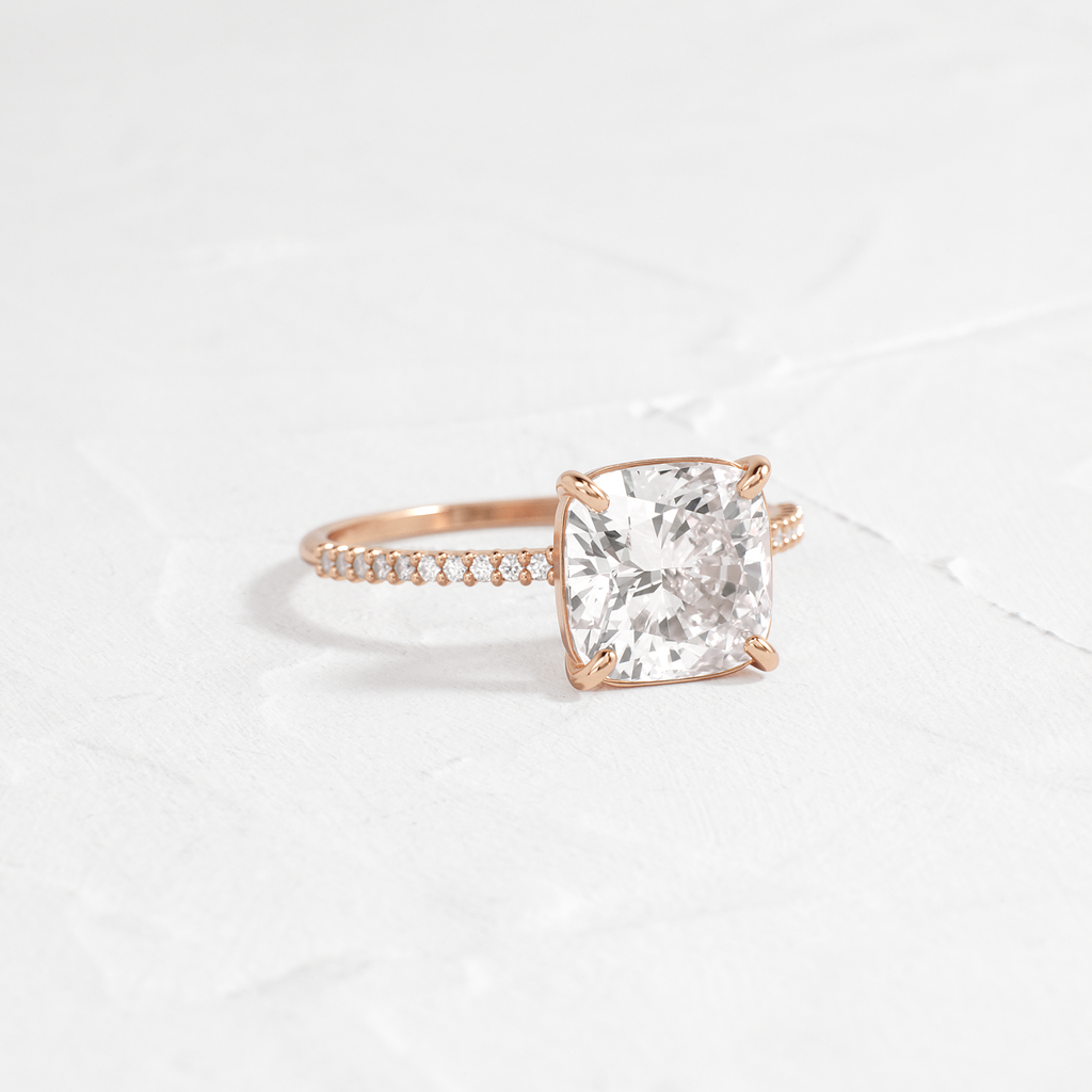 Solitaire-Oval Lab Grown Diamond Engagement Ring