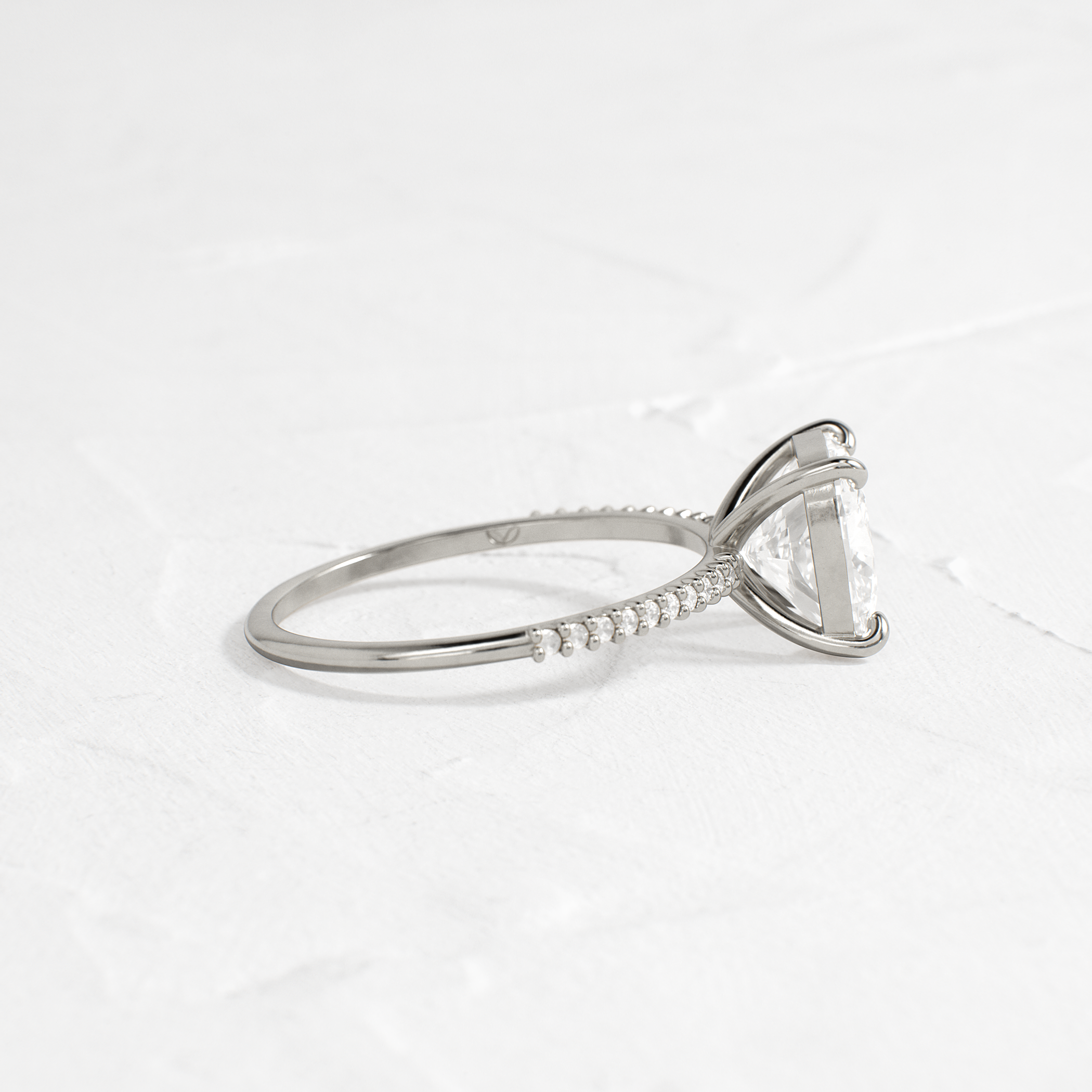 Solitaire-Oval Lab Grown Diamond Engagement Ring