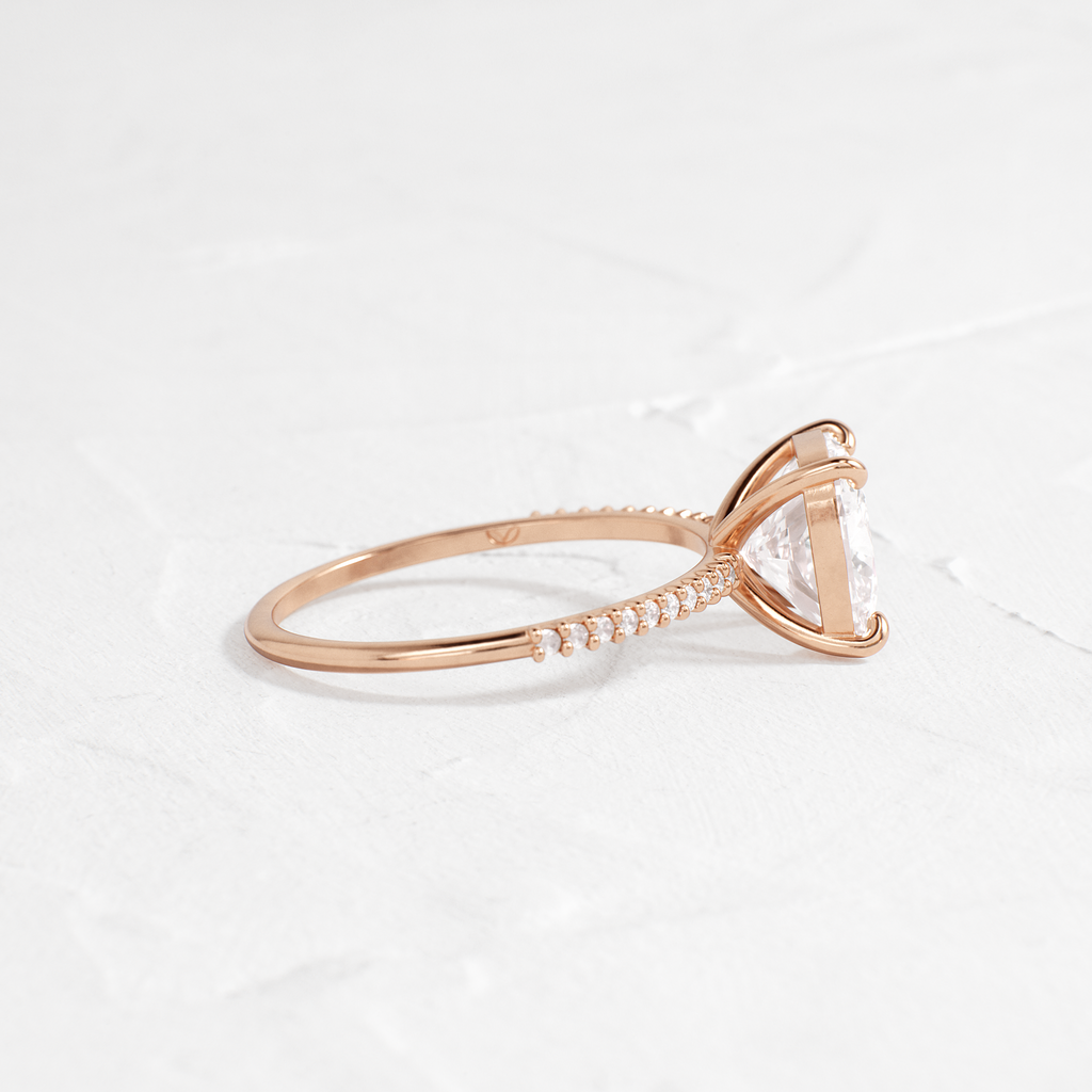 Solitaire-Oval Lab Grown Diamond Engagement Ring