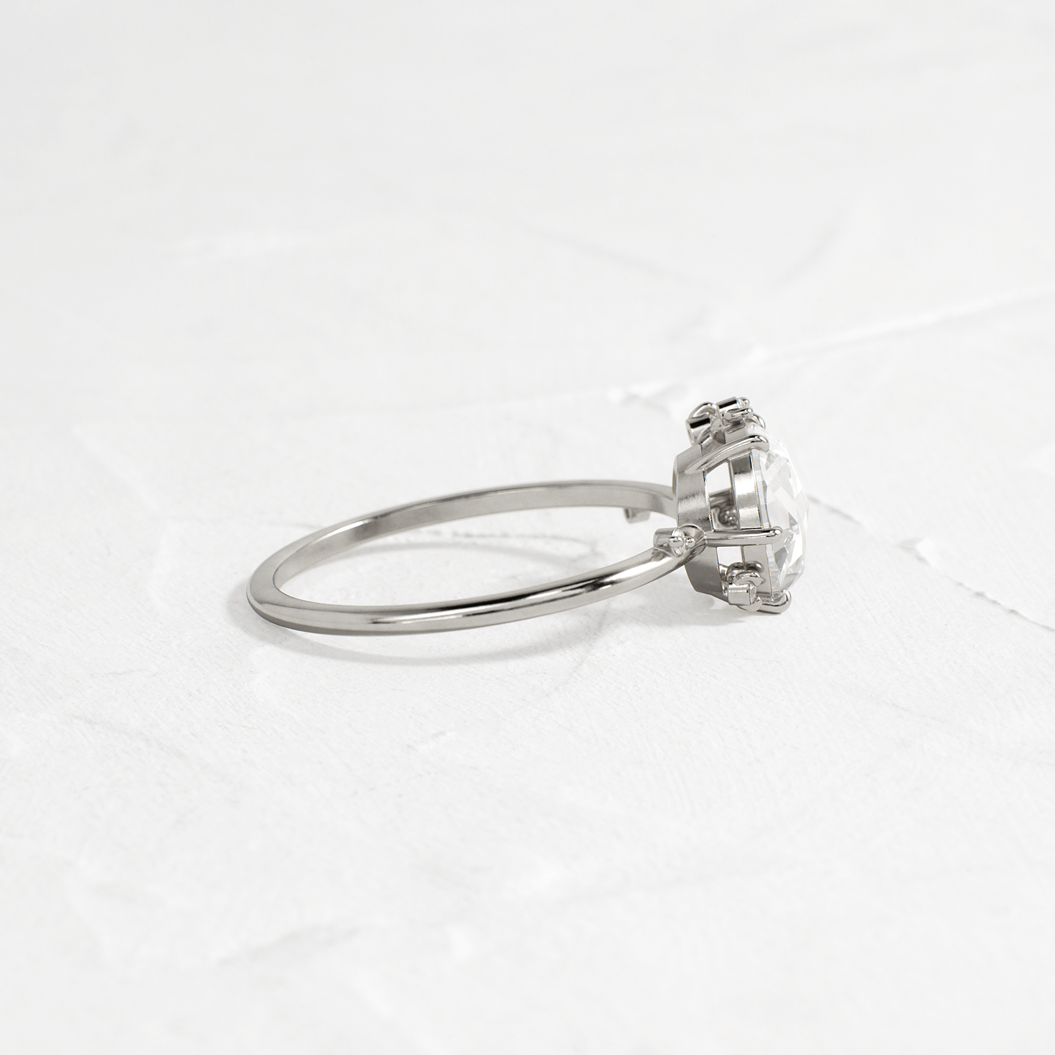 Solitaire-Oval Lab Grown Diamond Engagement Ring