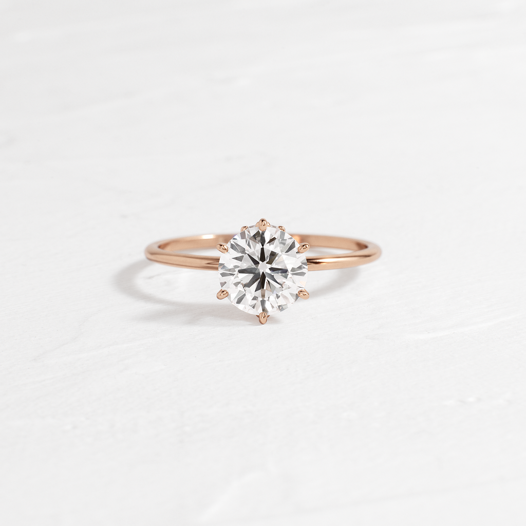 Solitaire-Oval Lab Grown Diamond Engagement Ring