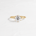 Solitaire-Oval Lab Grown Diamond Engagement Ring