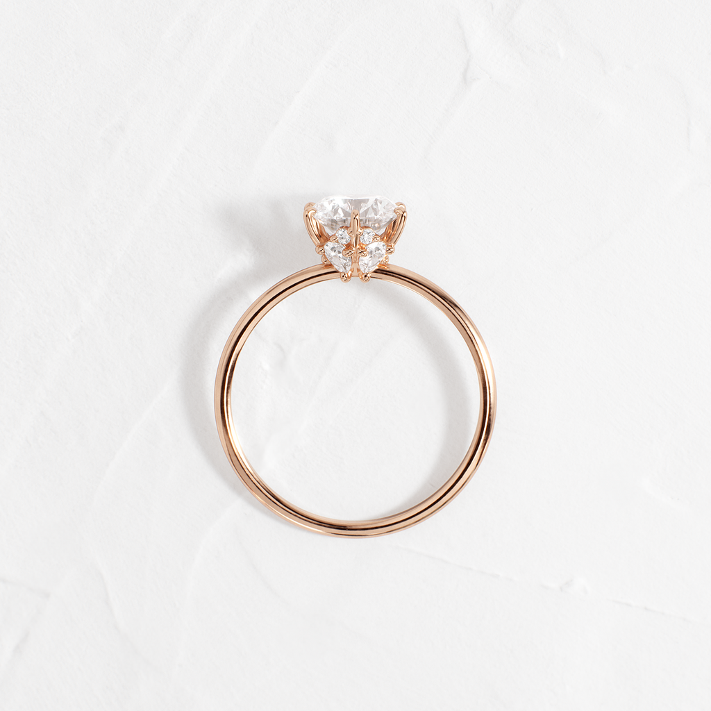 Solitaire-Oval Lab Grown Diamond Engagement Ring