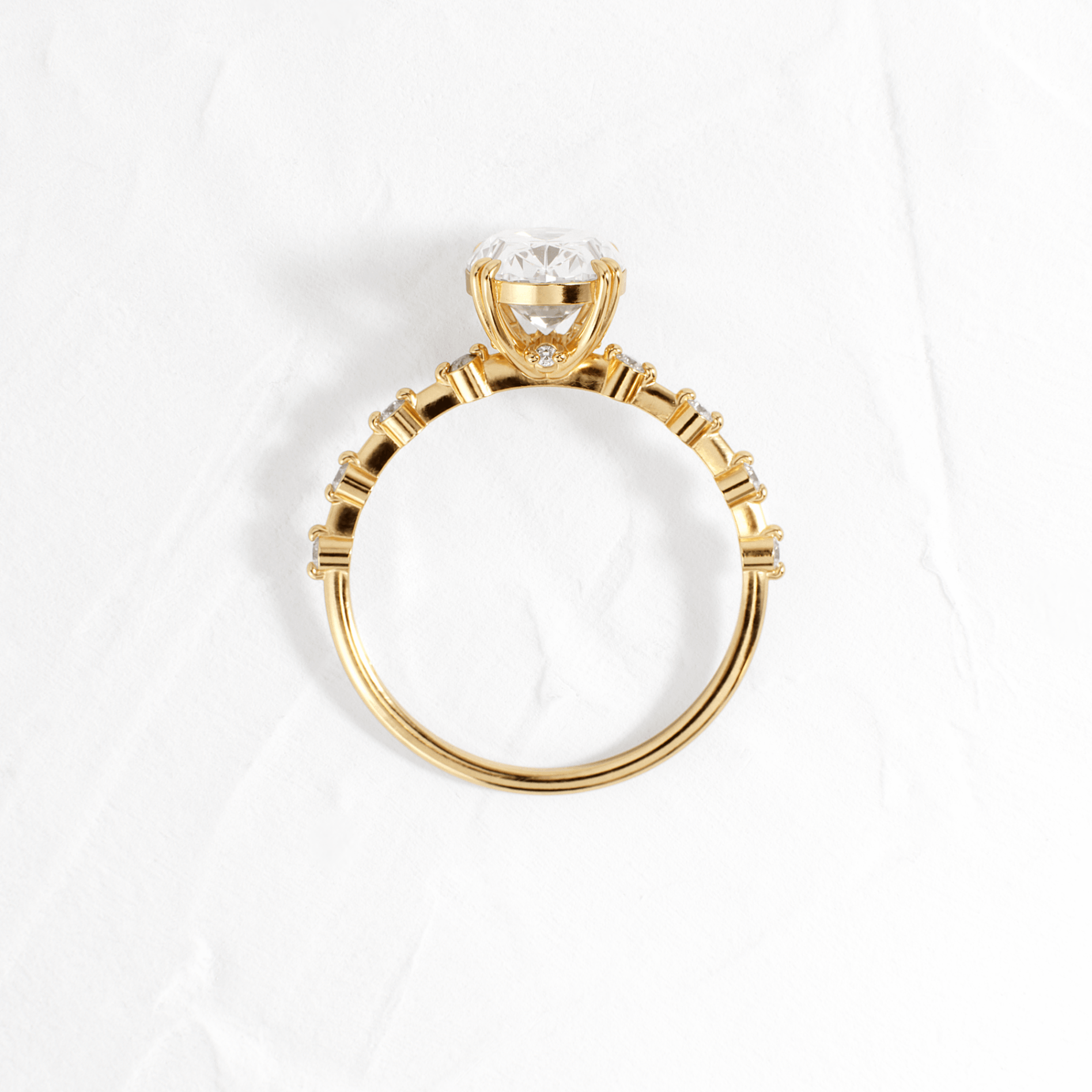 Solitaire-Oval Lab Grown Diamond Engagement Ring