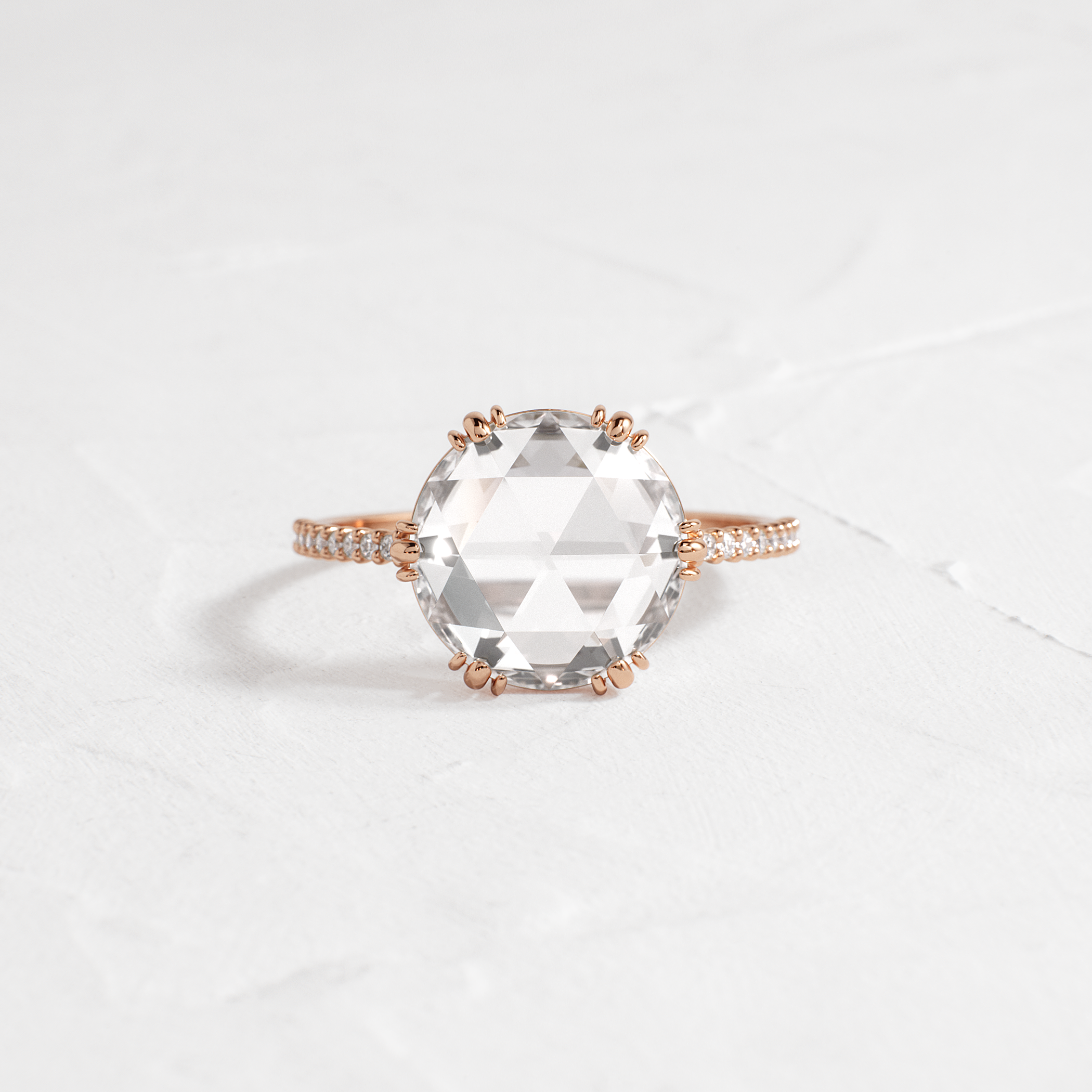 Solitaire-Oval Lab Grown Diamond Engagement Ring