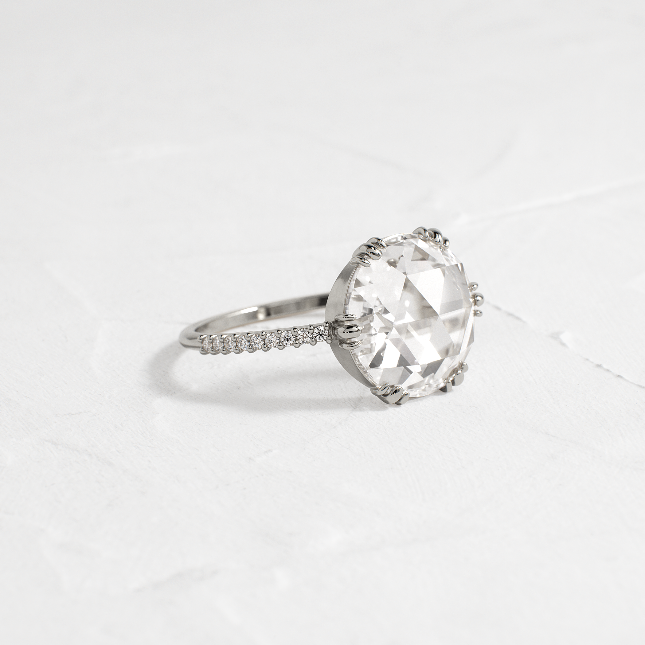 Solitaire-Oval Lab Grown Diamond Engagement Ring