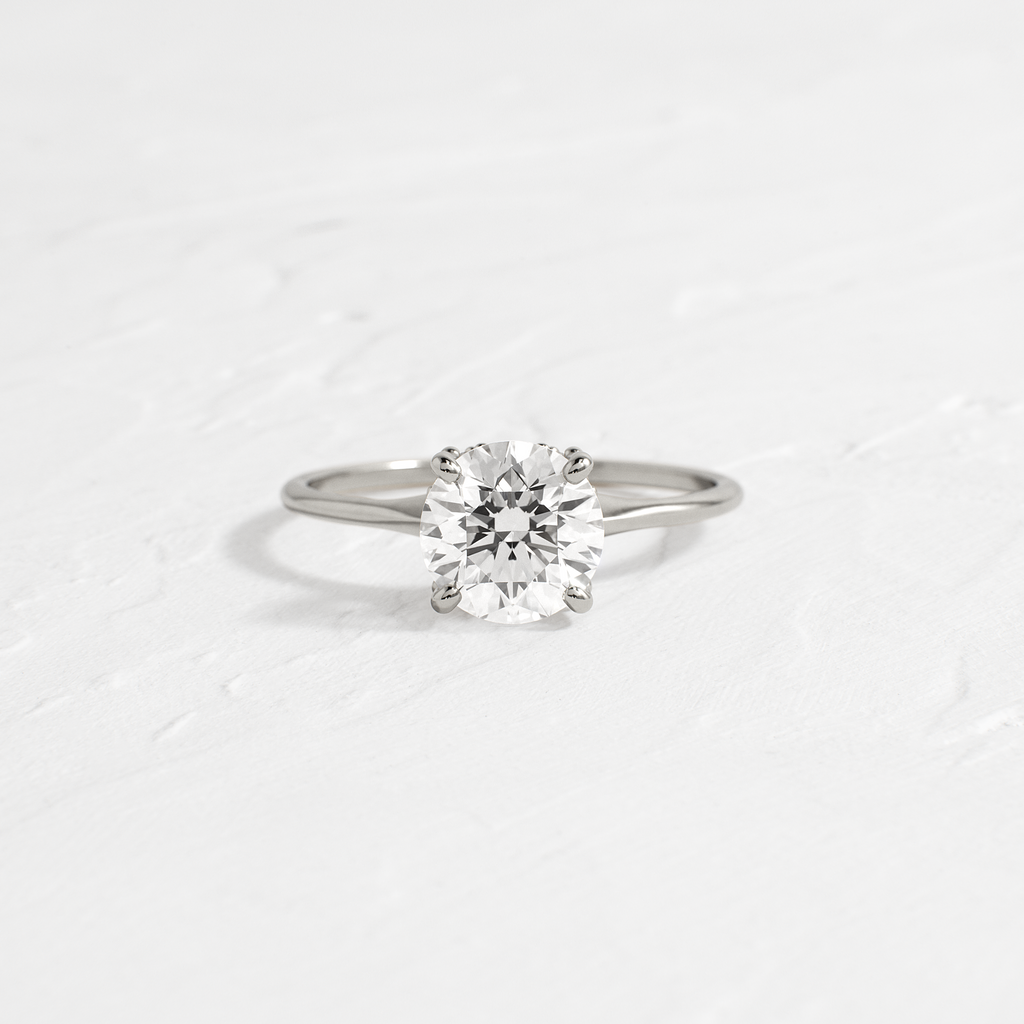 Solitaire-Oval Lab Grown Diamond Engagement Ring