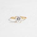 Solitaire-Oval Lab Grown Diamond Engagement Ring