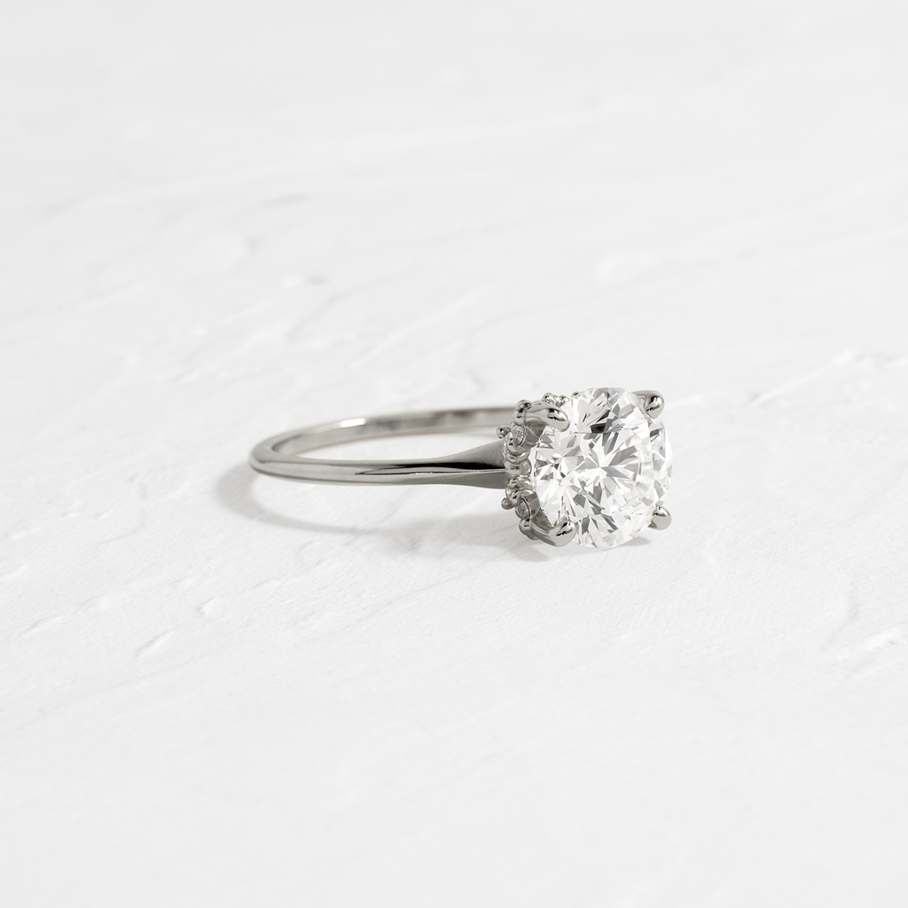 Solitaire-Oval Lab Grown Diamond Engagement Ring