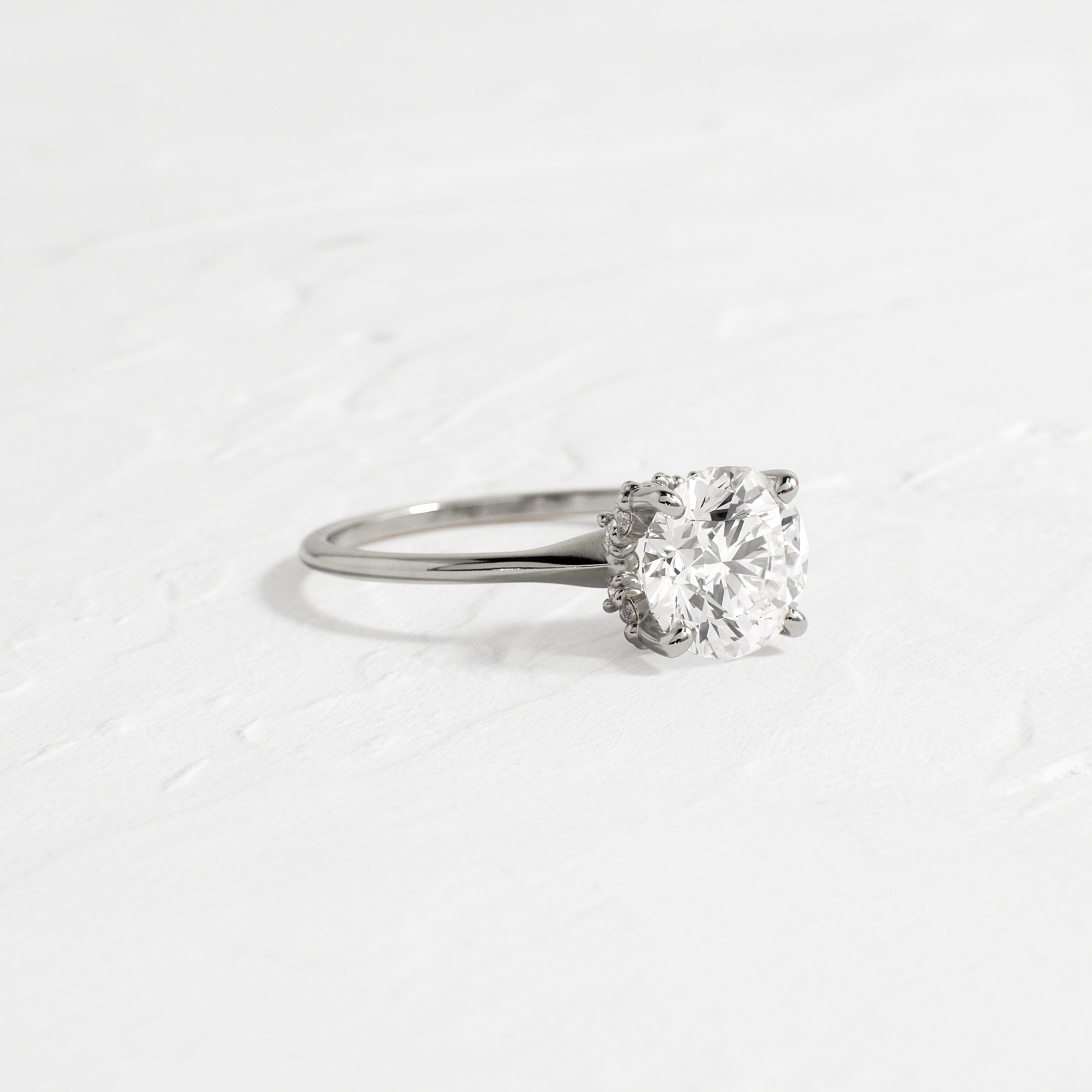 Solitaire-Oval Lab Grown Diamond Engagement Ring