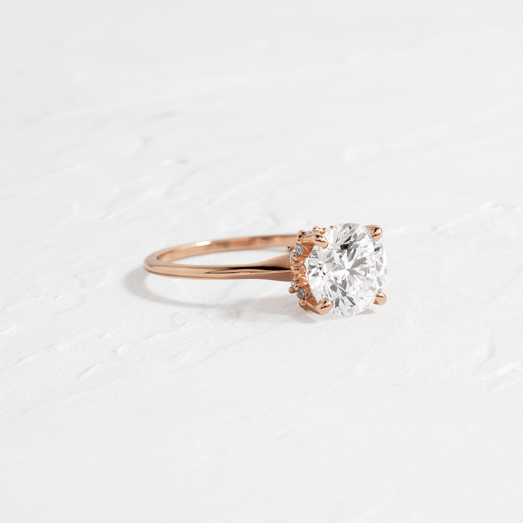 Solitaire-Oval Lab Grown Diamond Engagement Ring