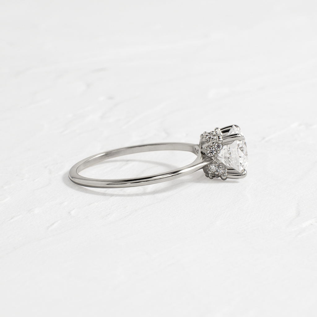 Solitaire-Oval Lab Grown Diamond Engagement Ring