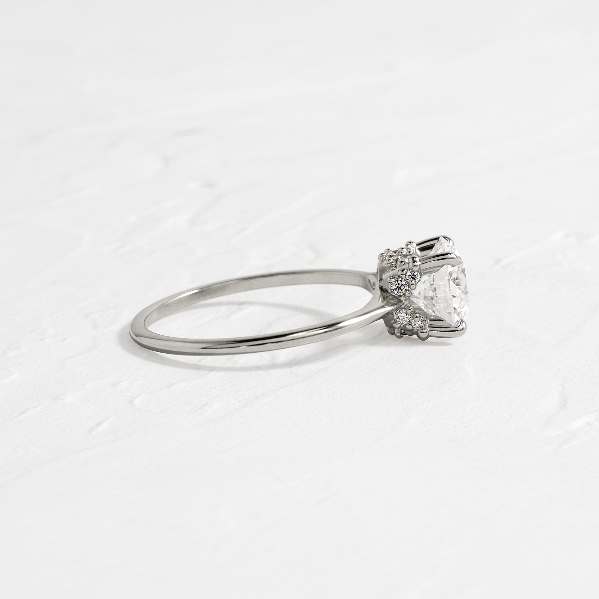 Solitaire-Oval Lab Grown Diamond Engagement Ring